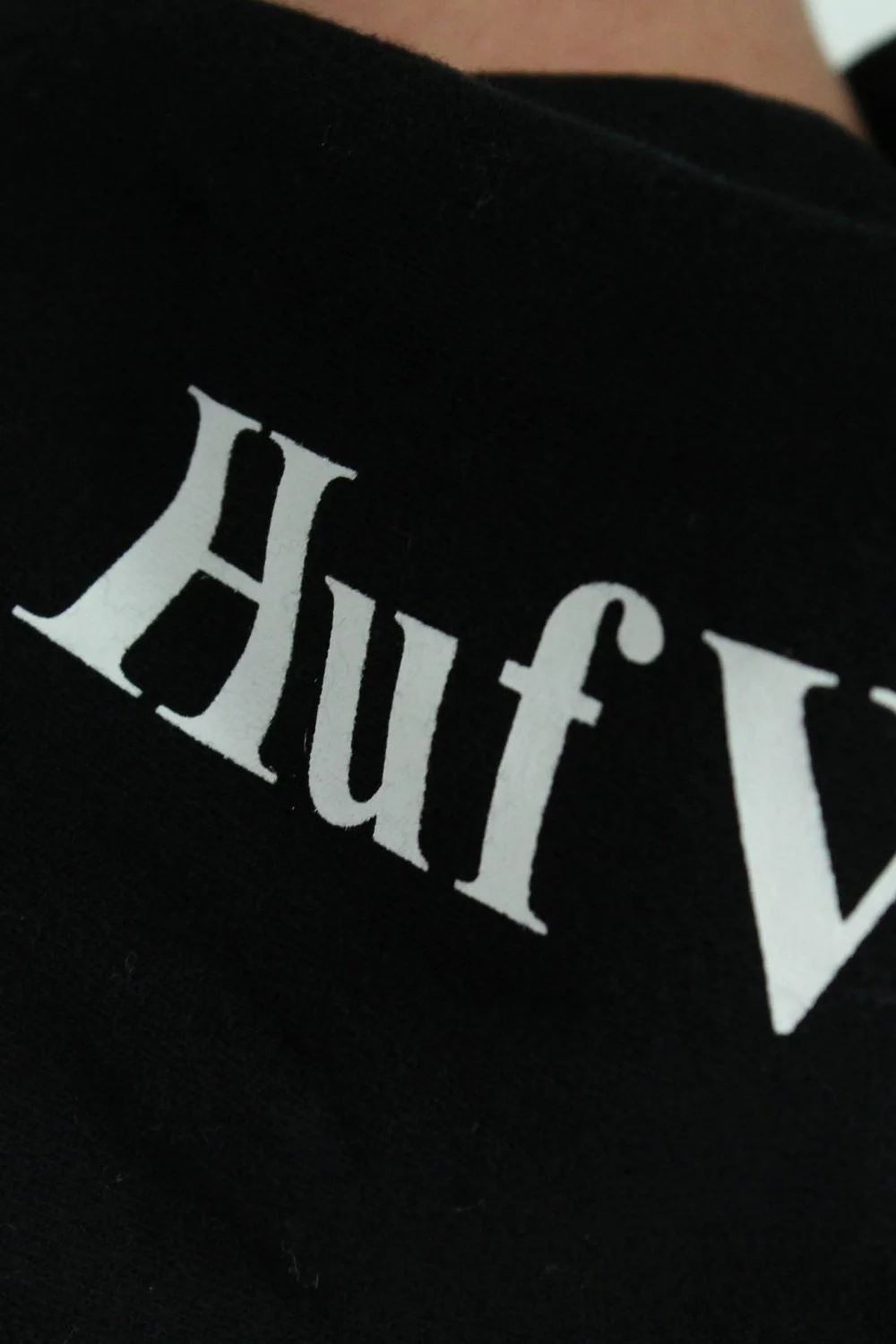 HUF Box Logo Pullover Hooded Sweatshirt - Black - Image 5