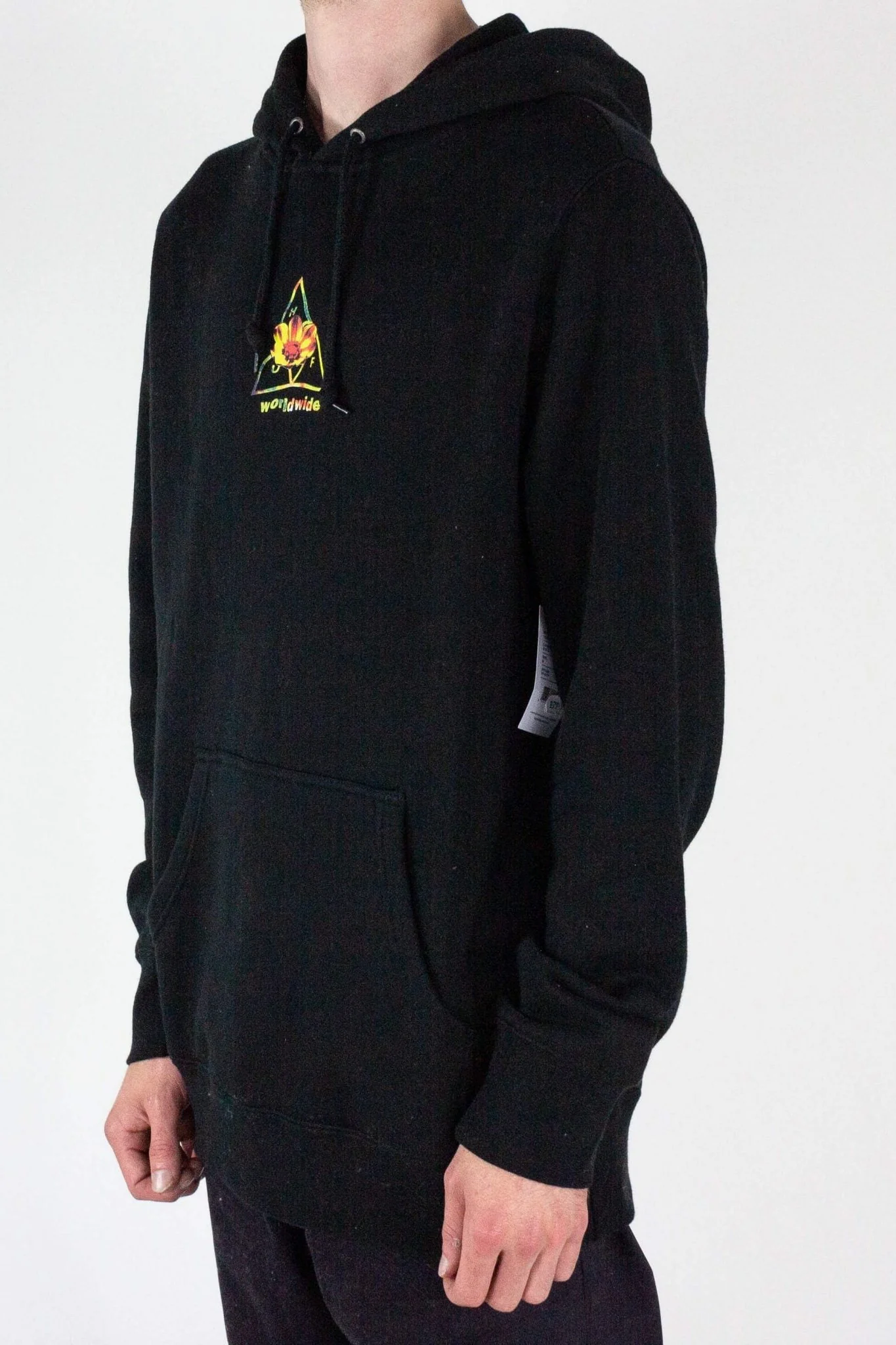 HUF Come Down Hoodie- Black - Image 3