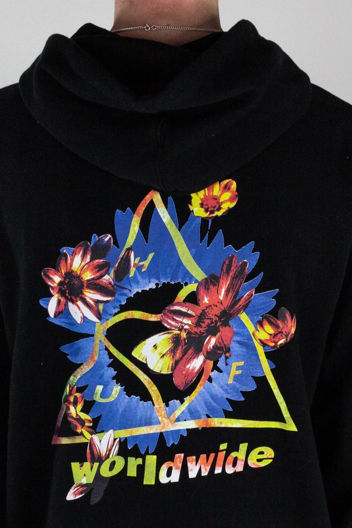 HUF Come Down Hoodie- Black - Image 5