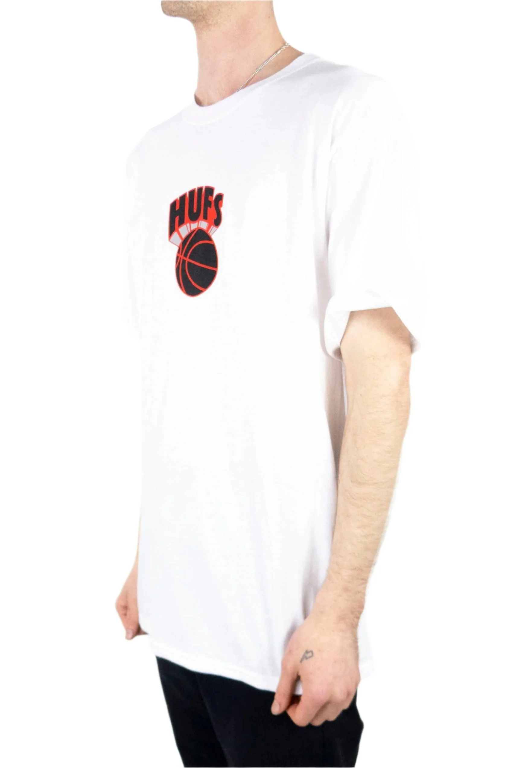 HUF Eastern T-Shirt - White - Image 3