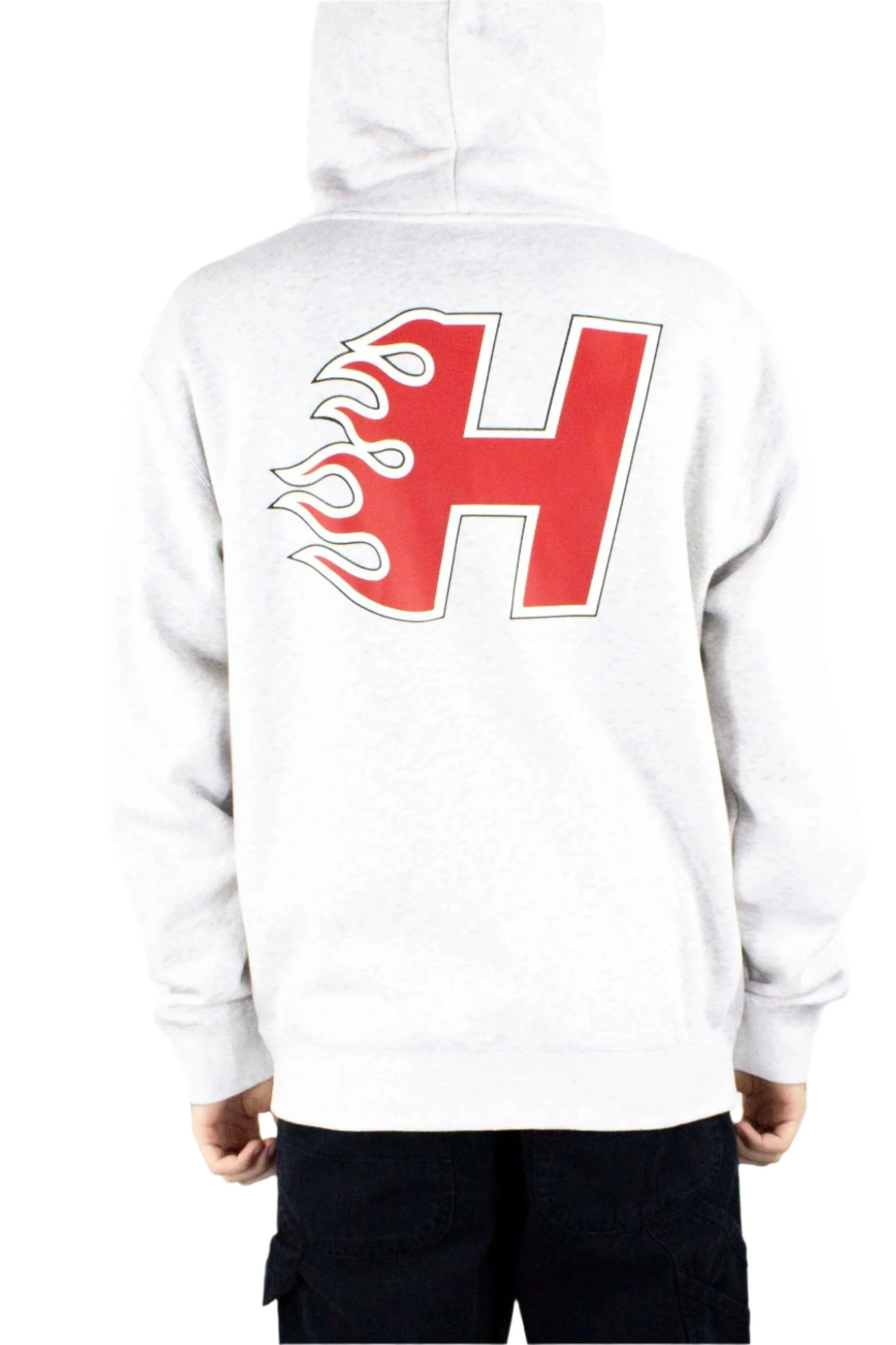 HUF Enforcer Full Zip Hoodie - Ash Heather - Image 2