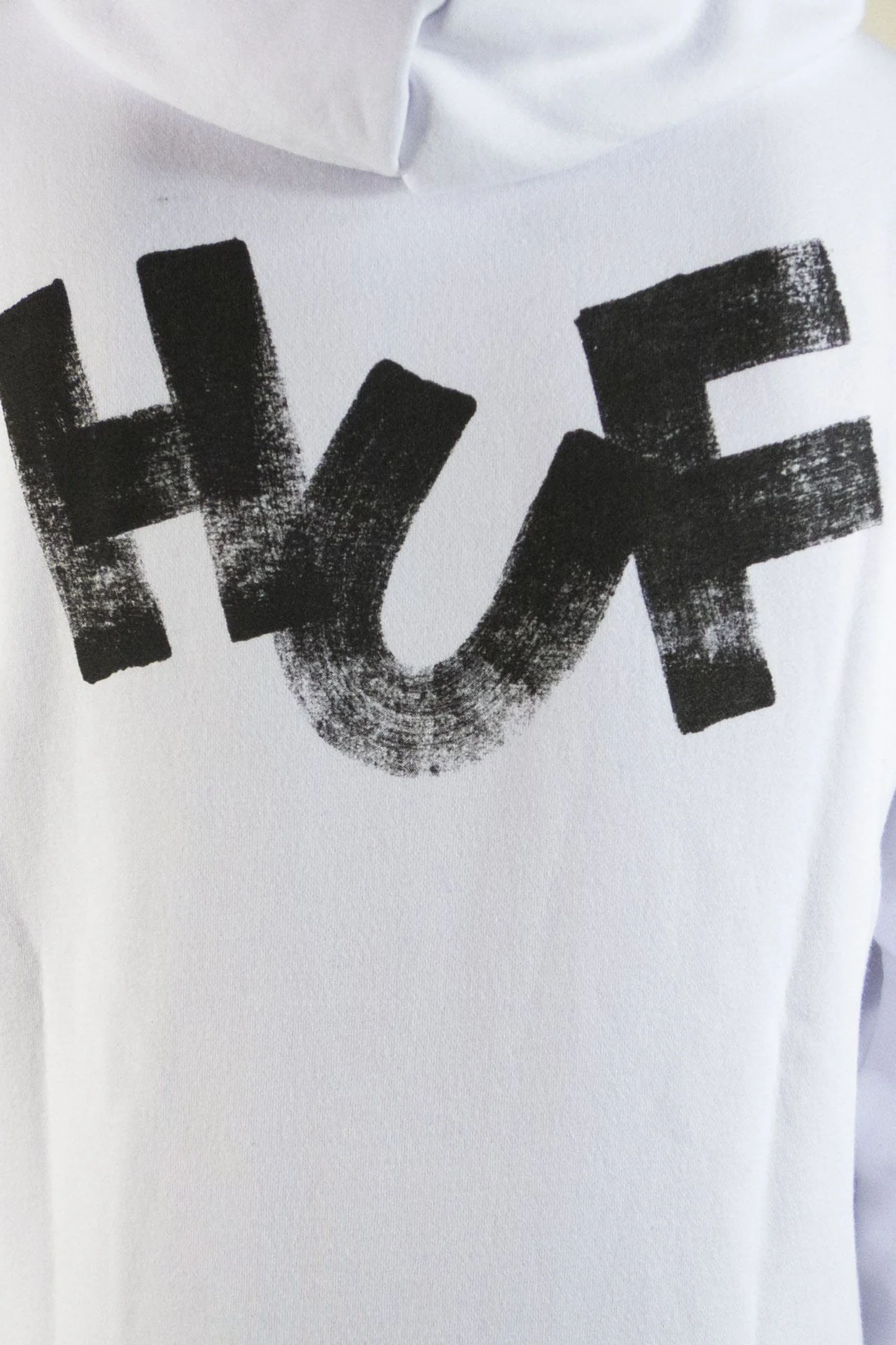 HUF Haze Brush Pullover Hoodie - White - Image 6