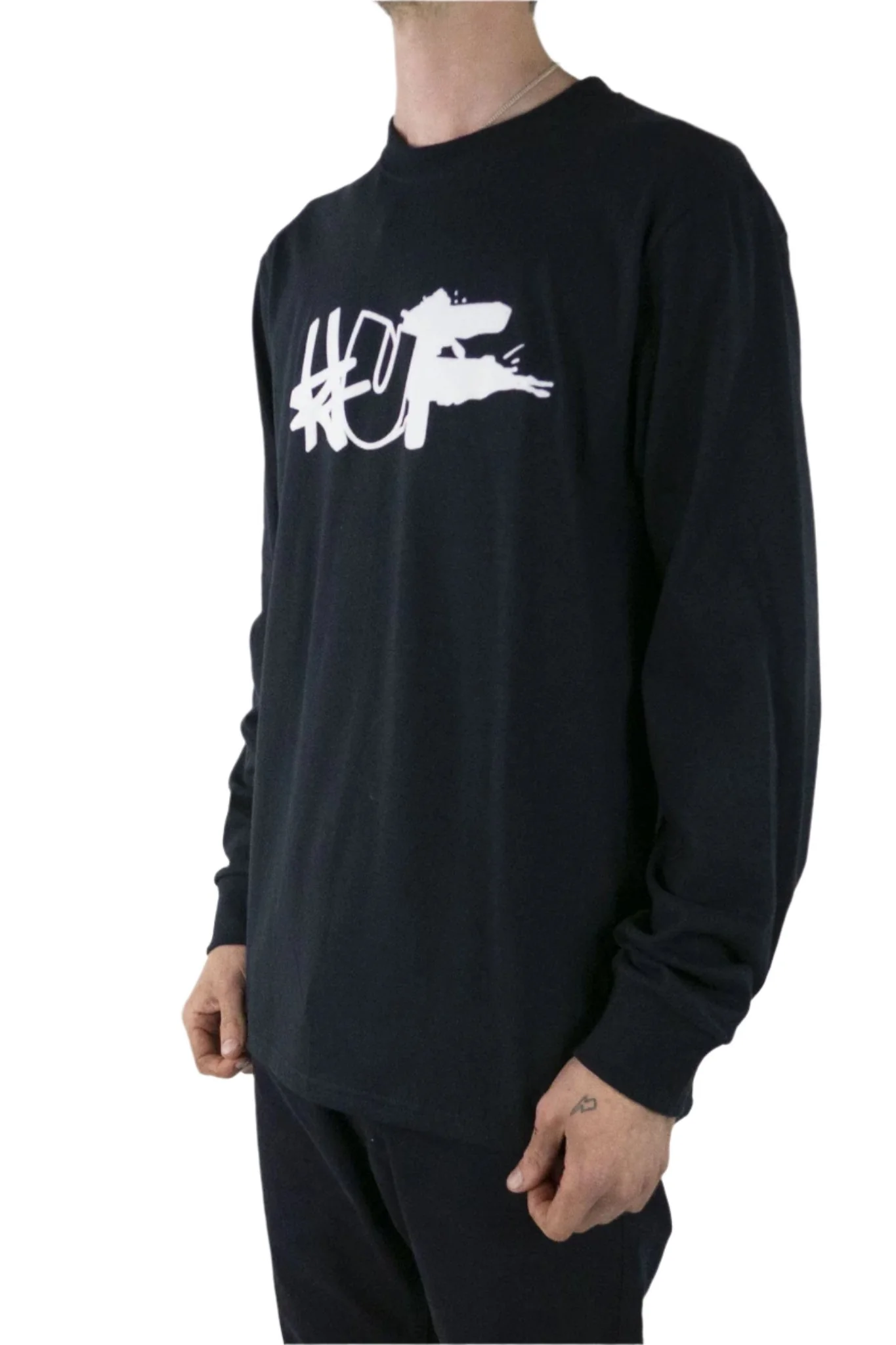 HUF Haze Remix Long Sleeve T-Shirt - Black - Image 3