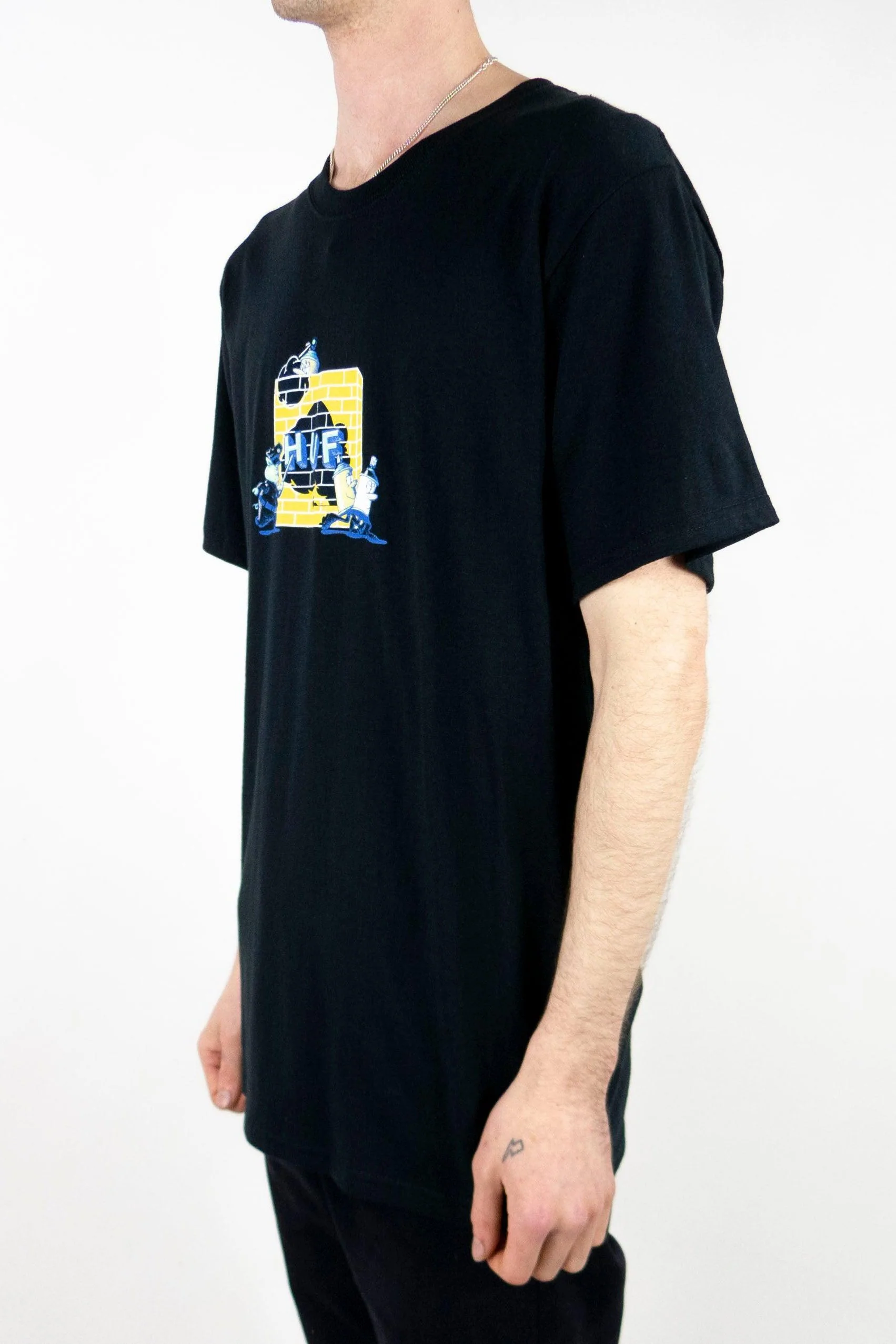 HUF High Gloss Headache T-Shirt - Black - Image 3