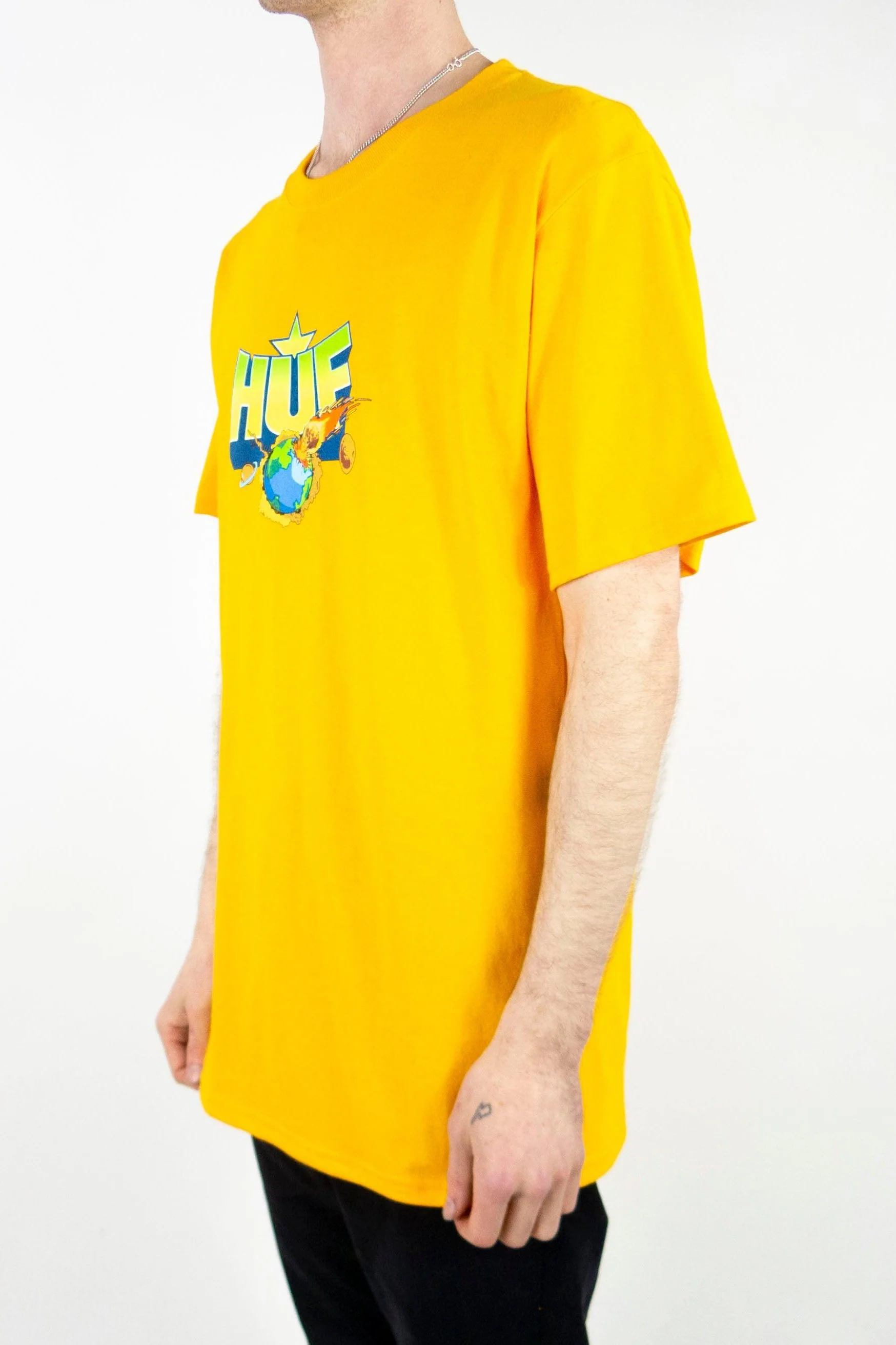 HUF Hufadelic T-Shirt - Gold - Image 3