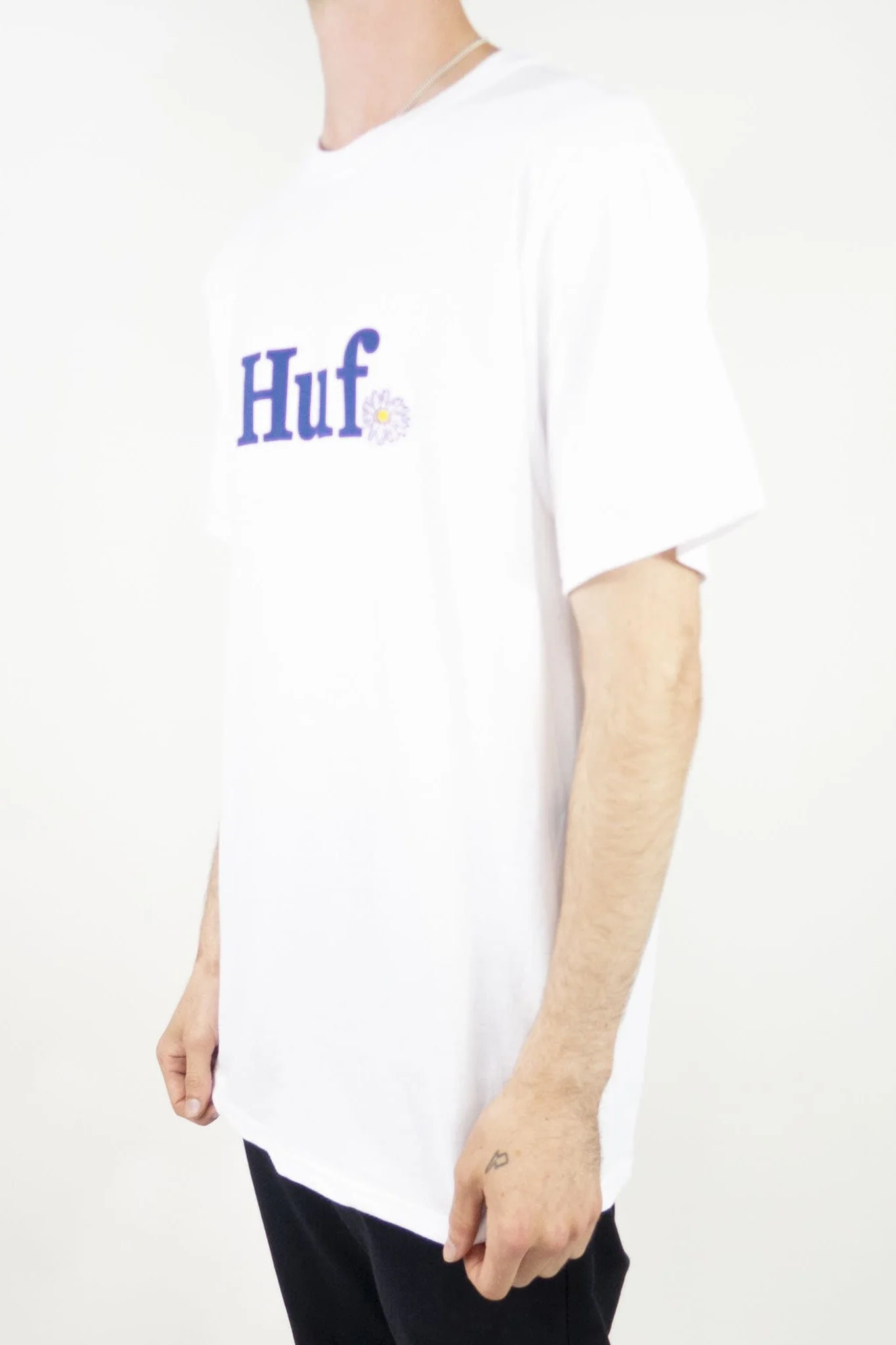 Huf In Bloom T-Shirt - White - Image 3