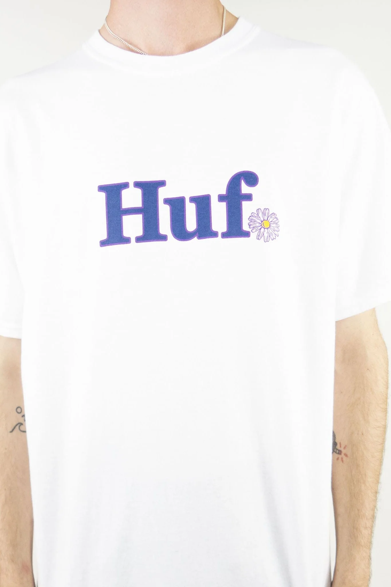 Huf In Bloom T-Shirt - White - Image 4