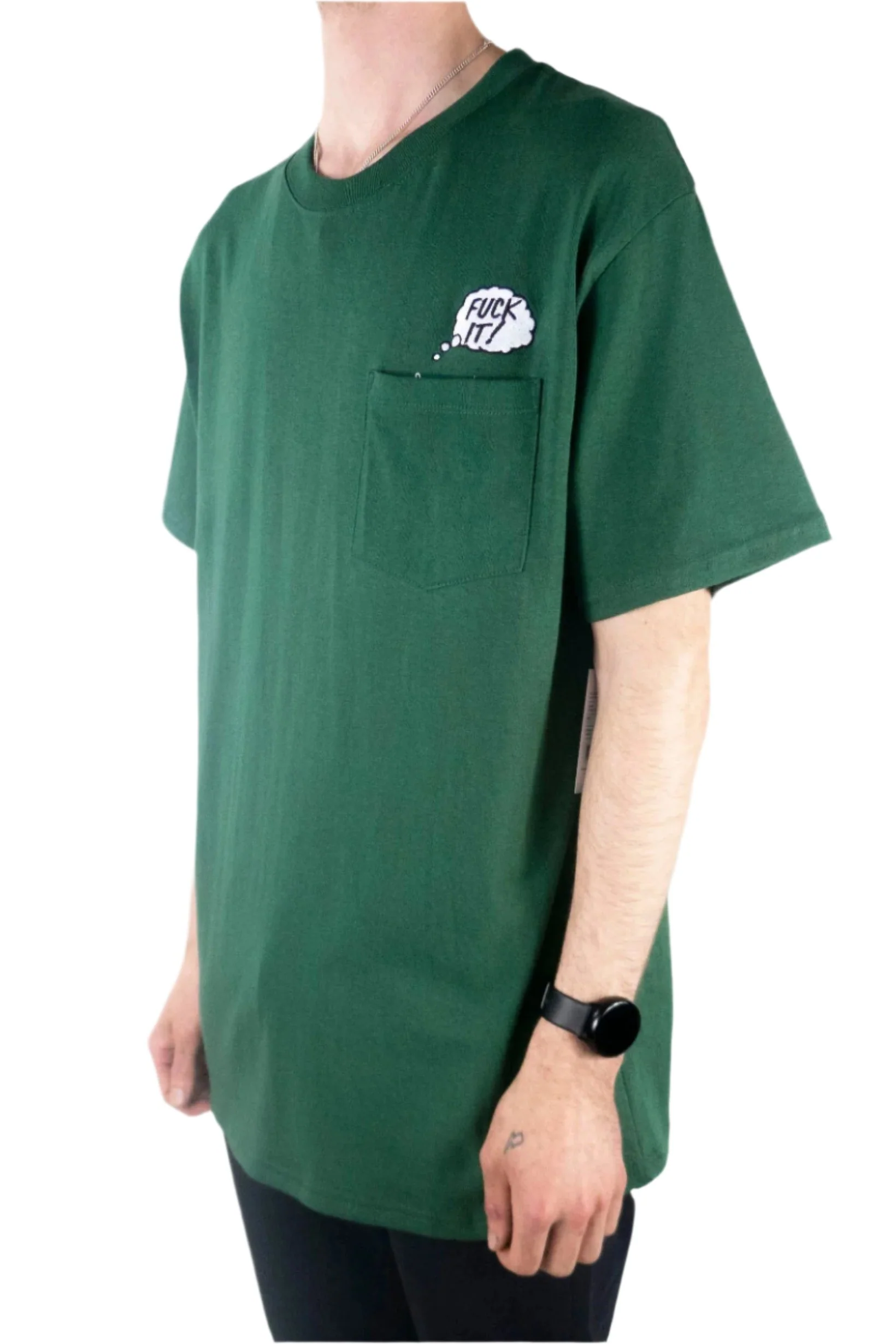 HUF In The Pocket T-Shirt - Forest Green - Image 3