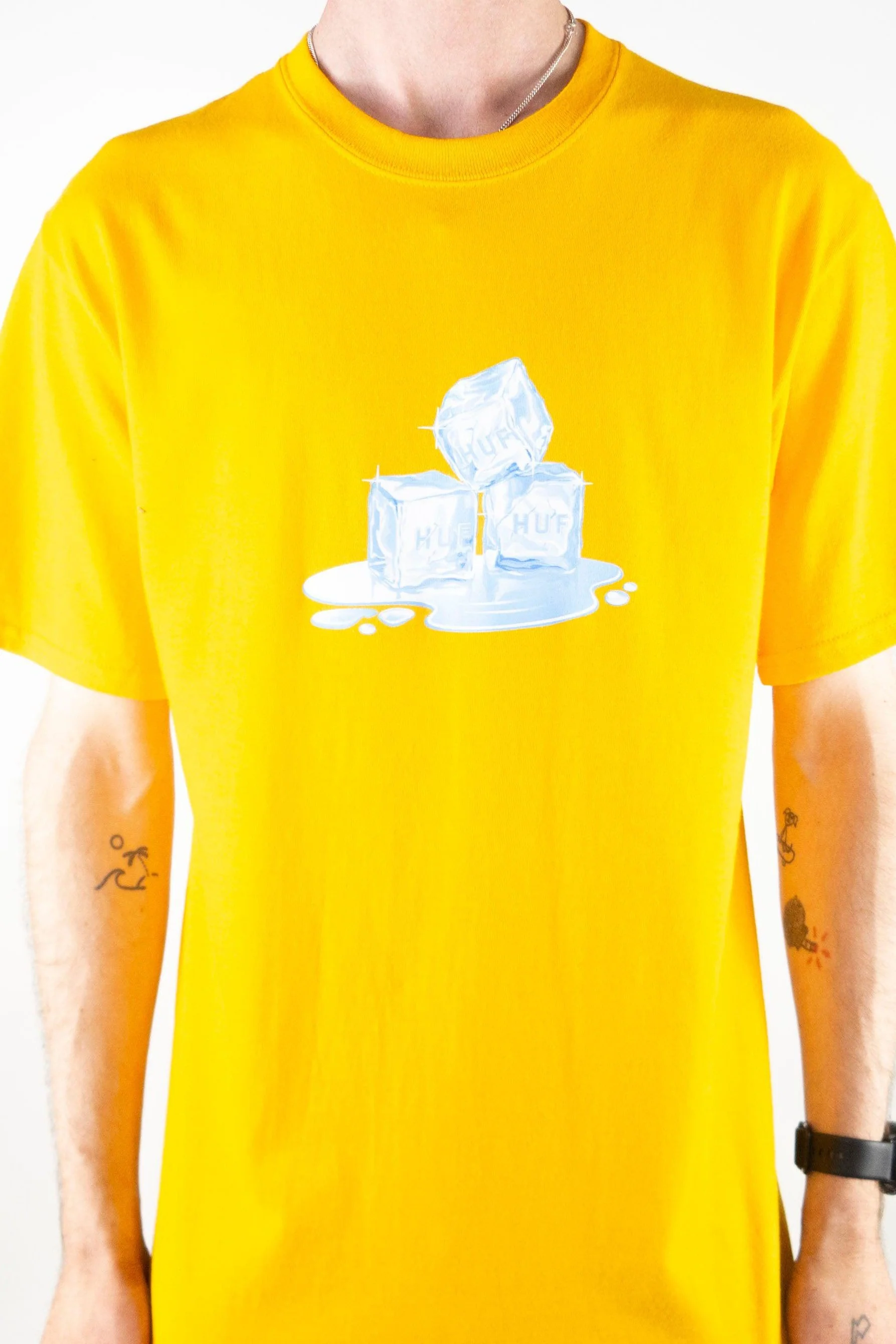 HUF On The Rocks T-Shirt - Gold - Image 4