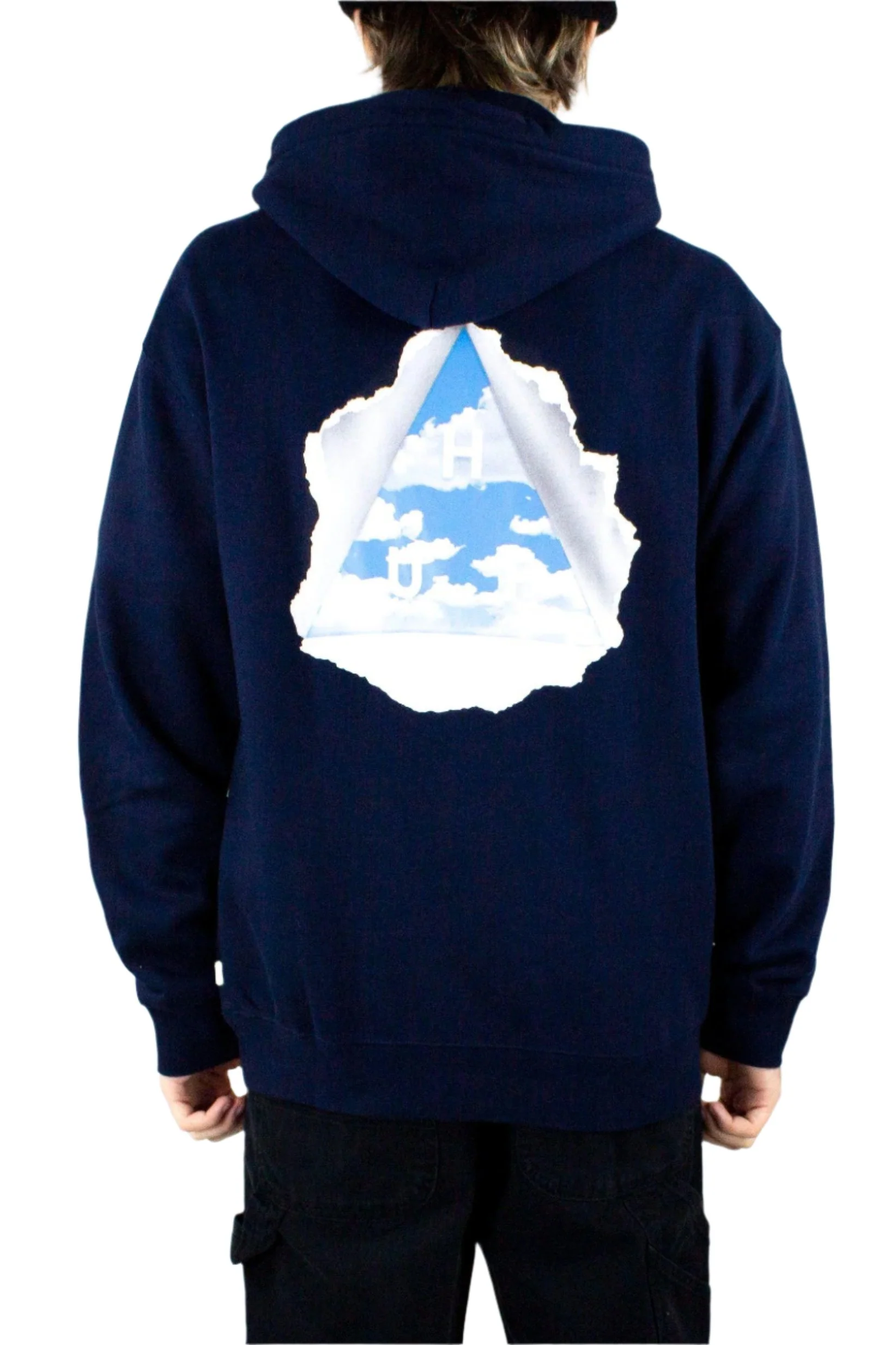 HUF Tear You A New One Hoodie - Navy - Image 2