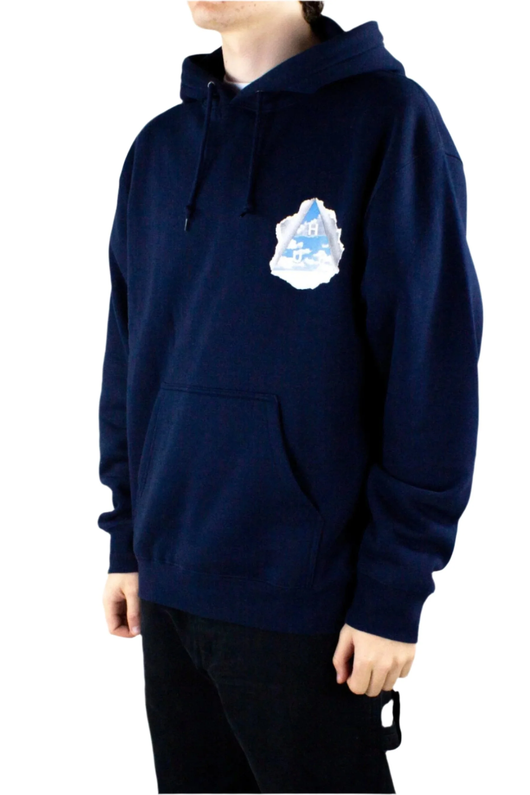 HUF Tear You A New One Hoodie - Navy - Image 3