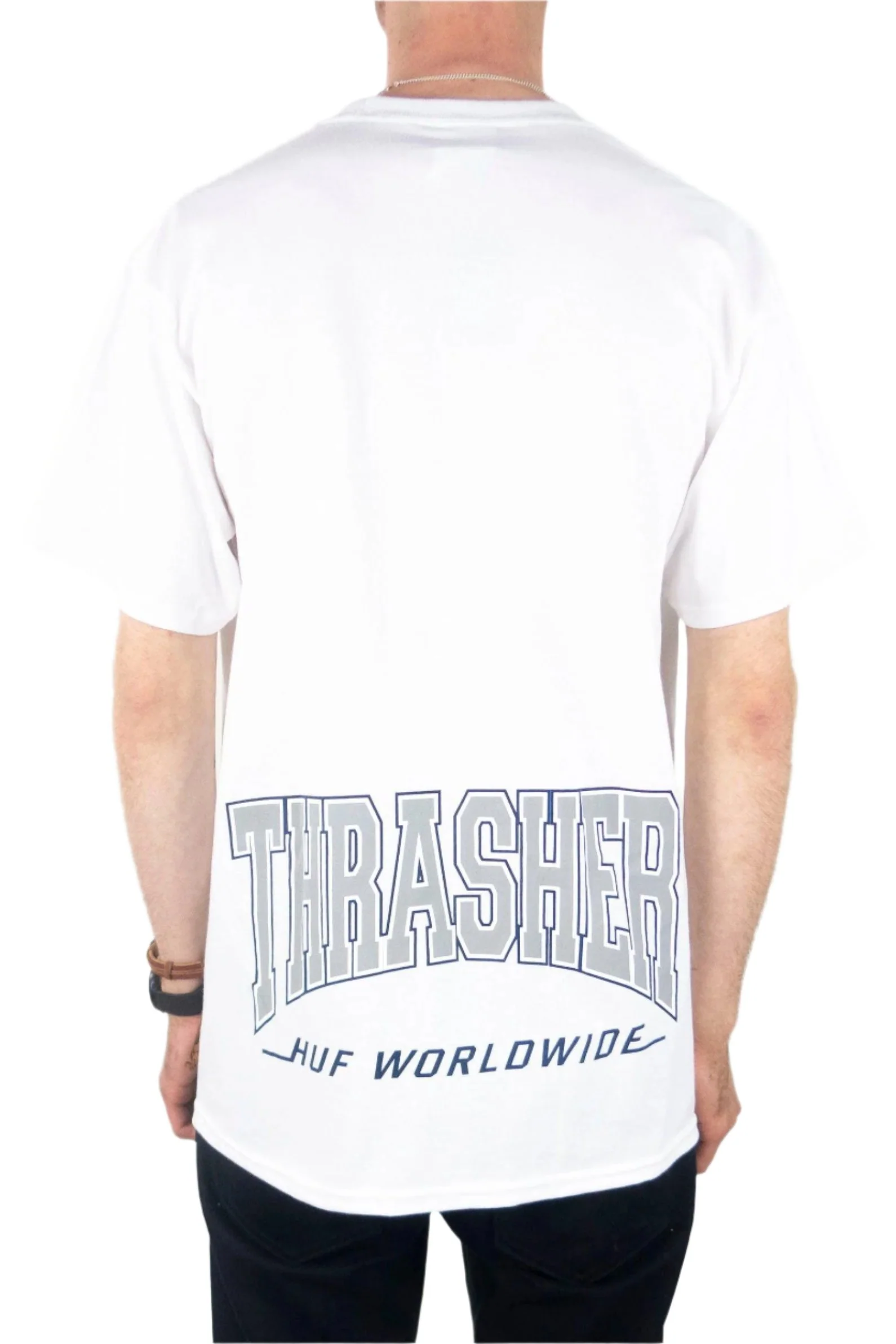 HUF x Thrasher High Point T-Shirt - White - Image 2