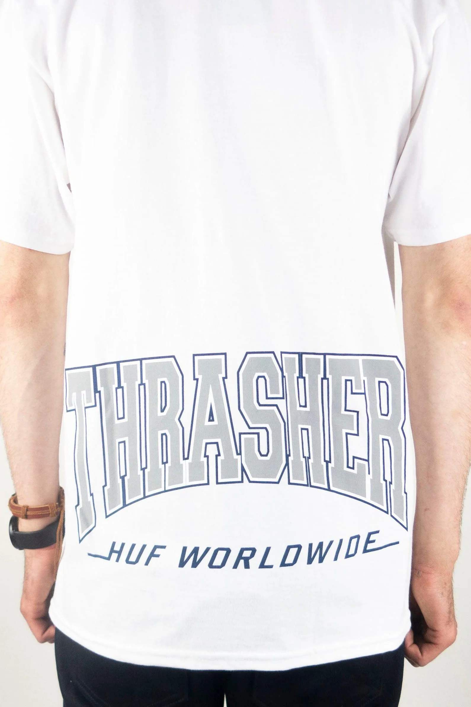 HUF x Thrasher High Point T-Shirt - White - Image 5