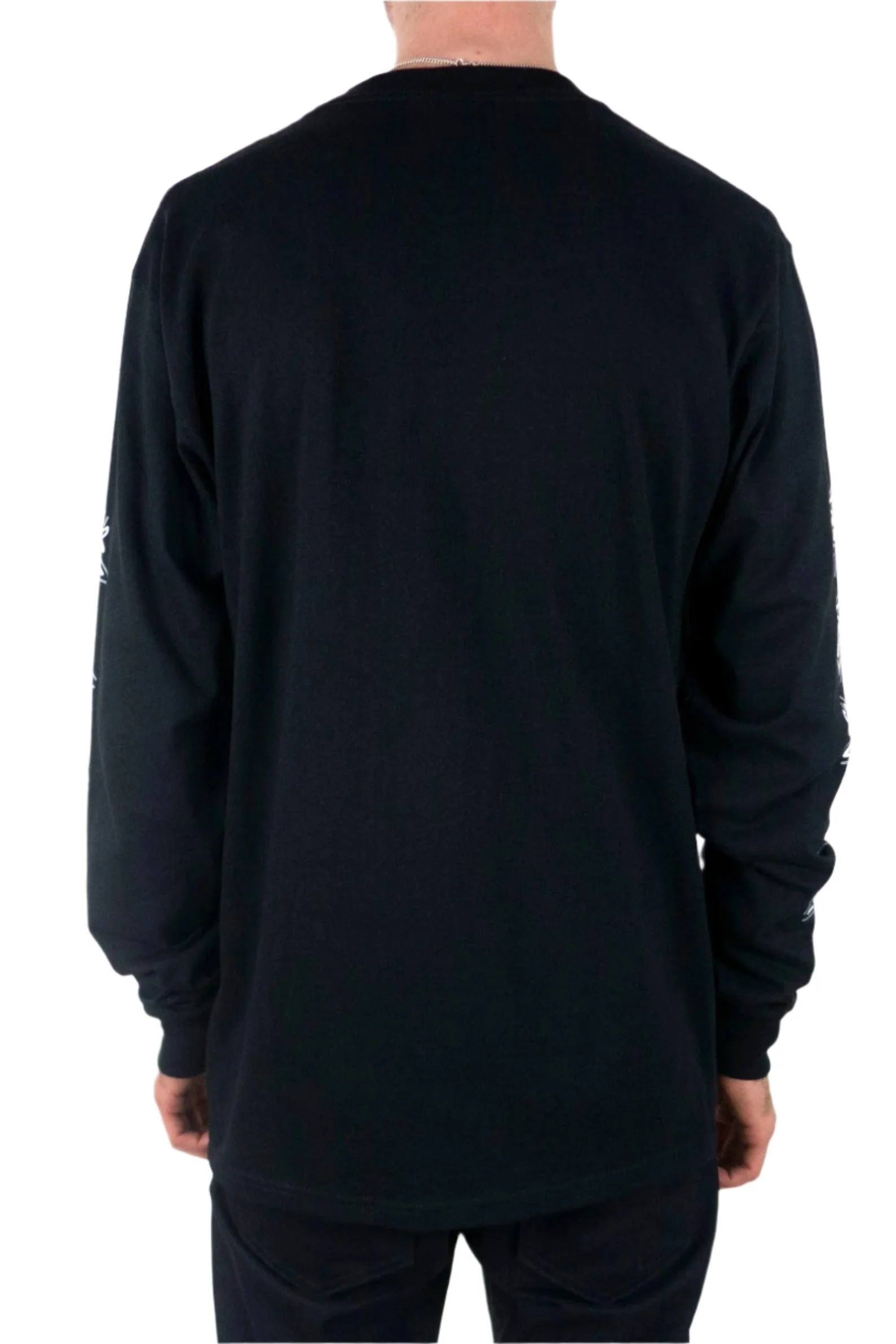 HUF x Thrasher Monteray Long Sleeve T-Shirt - Black - Image 2
