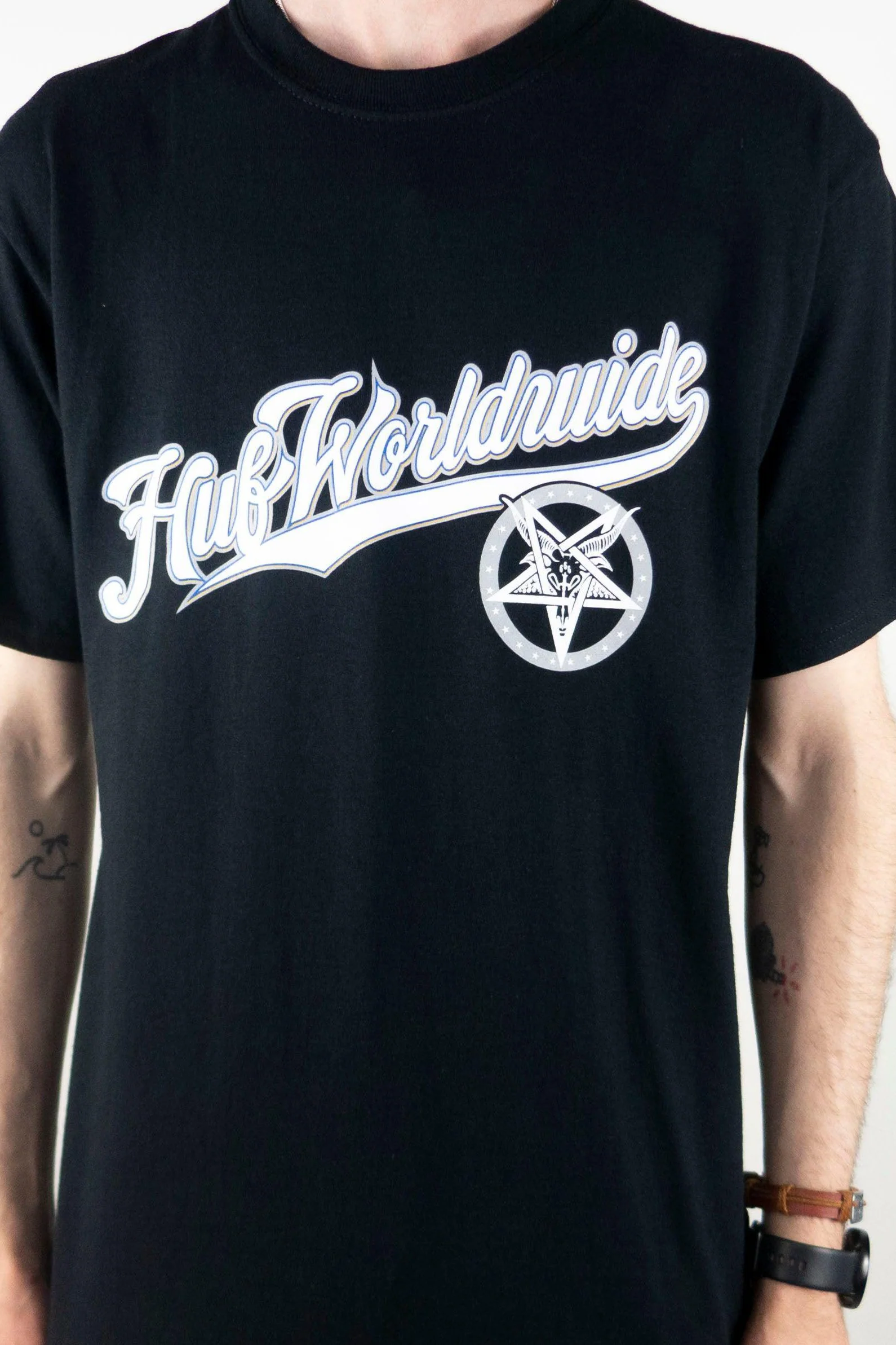 HUF x Thrasher Portola T-Shirt - Black - Image 4