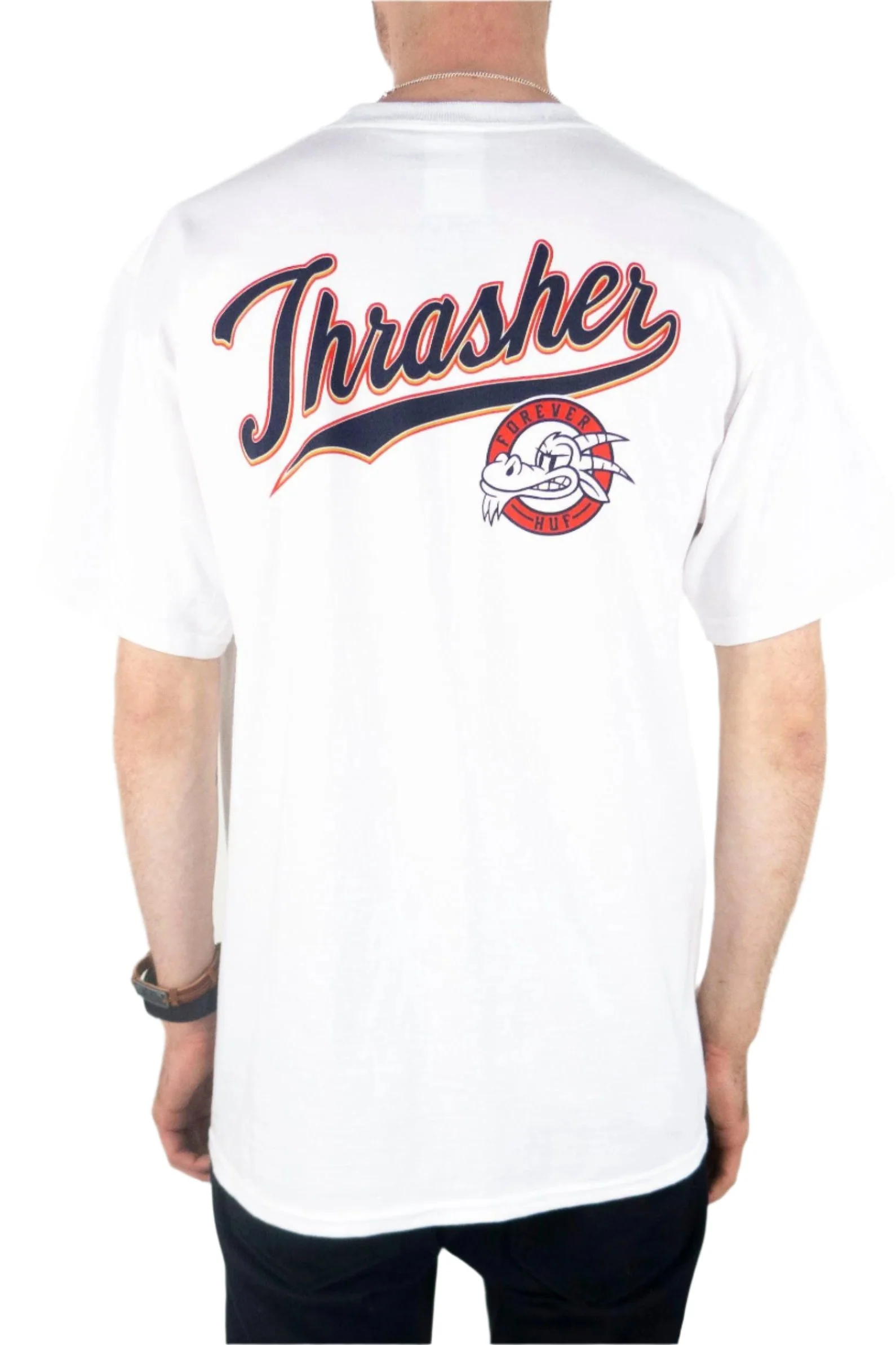 HUF x Thrasher Portola T-Shirt - White - Image 2