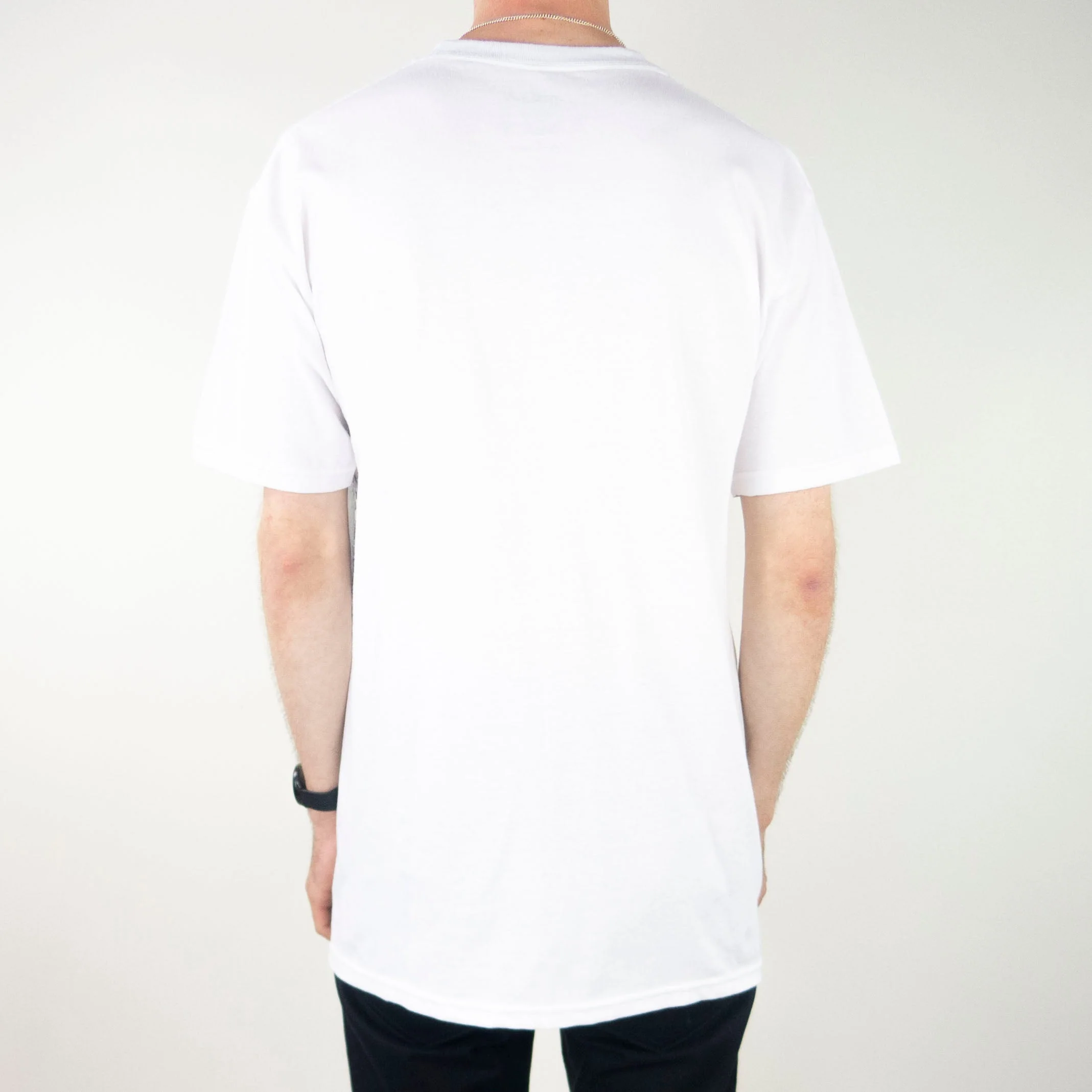 Krooked Krkd Moonsmile T-Shirt - White / Blue - Image 2