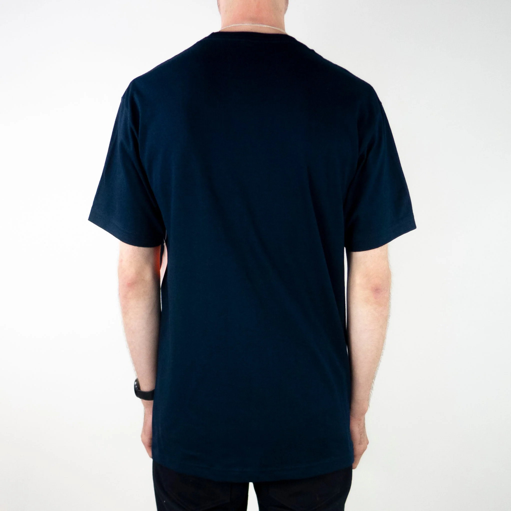 Krooked Krooked Eyes T-Shirt - Navy / White - Image 2