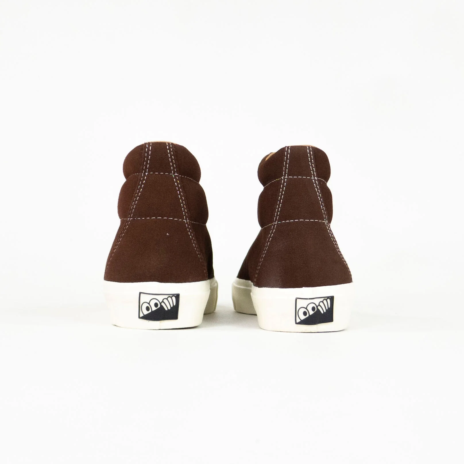 Last Resort AB VM003 Suede Hi - Choc Brown / White - Image 3
