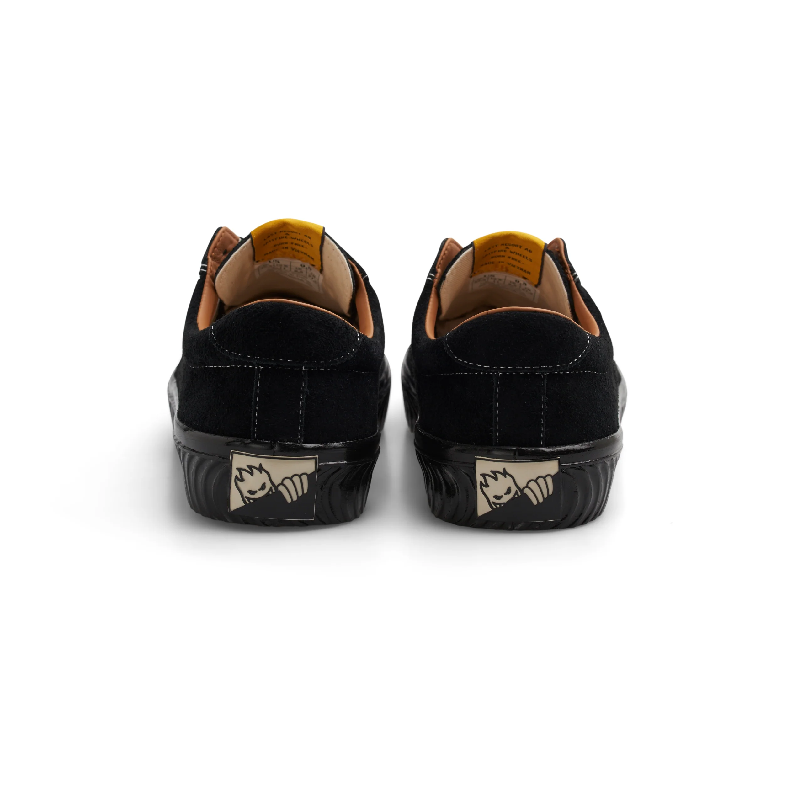 Last Resort AB x Spitfire VM001 Suede Low Shoes - Black / Black - Image 4