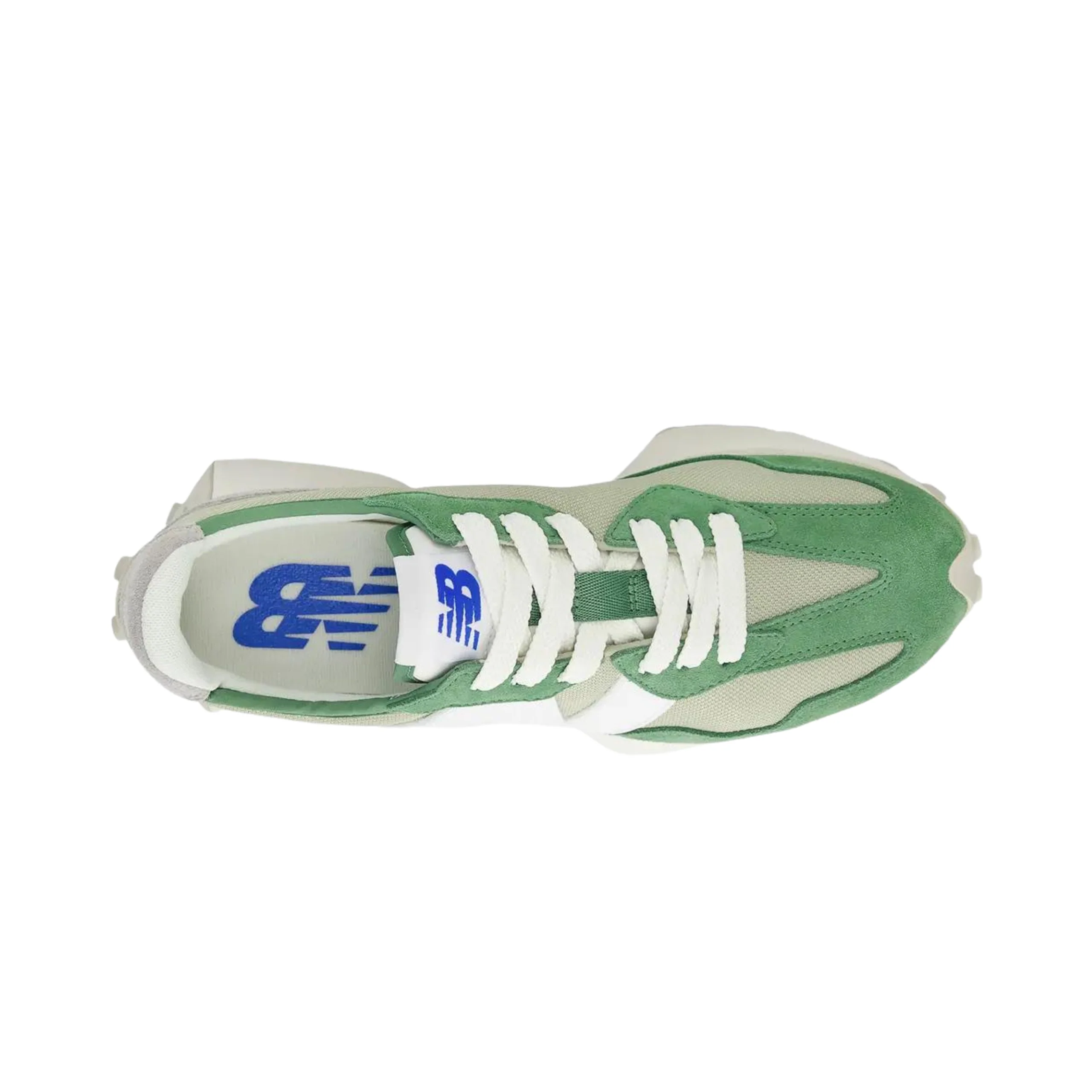 New Balance 327 Shoes - Malard Green / Olivine (U327CE) - Image 3