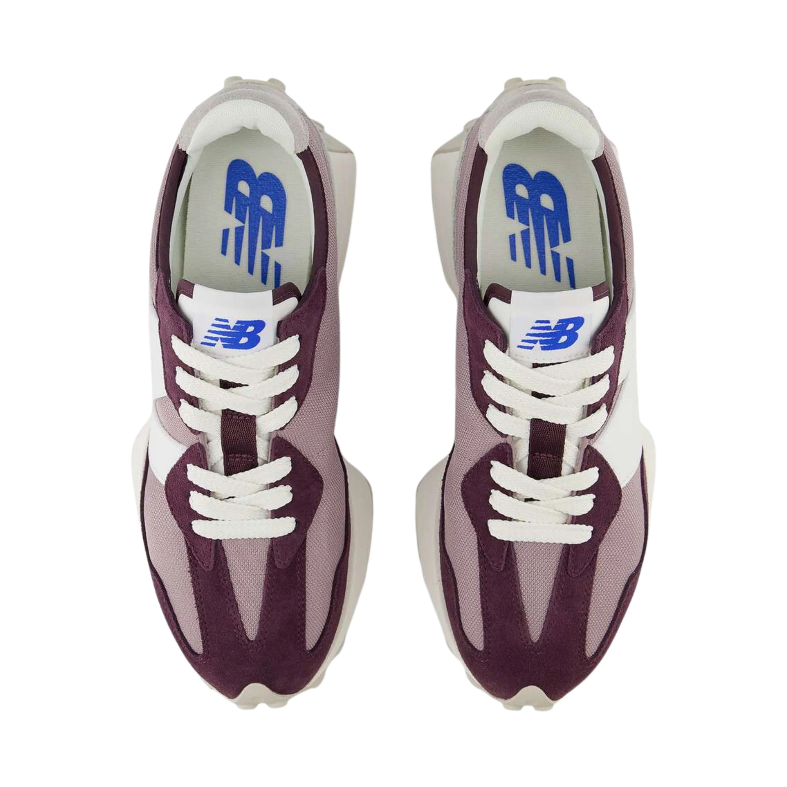 New Balance 327 Shoes - Plum Brown / Ice Wine (U327CF) - Image 3