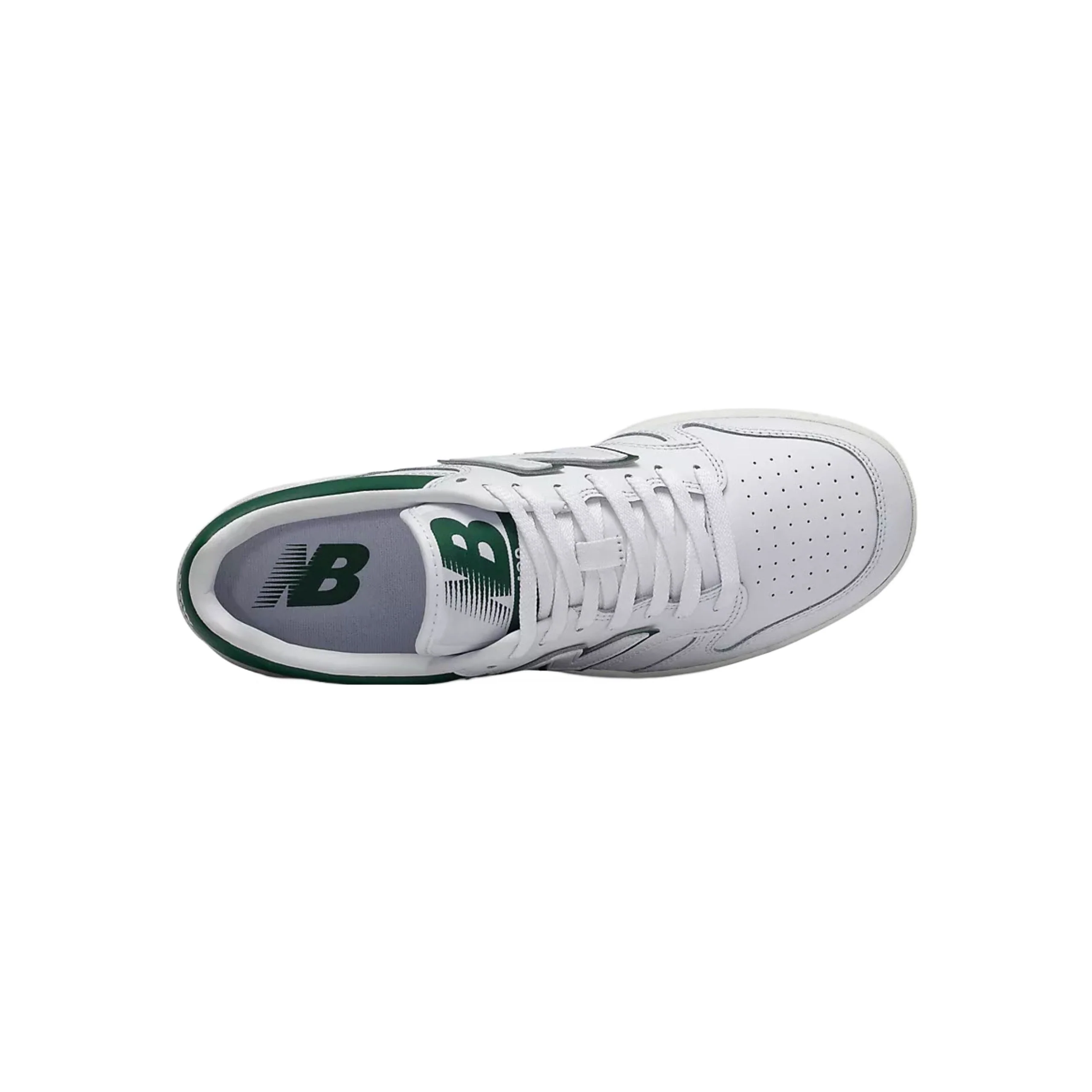 New Balance 480 Shoes - White / Timberwolf (BB480LGT) - Image 3