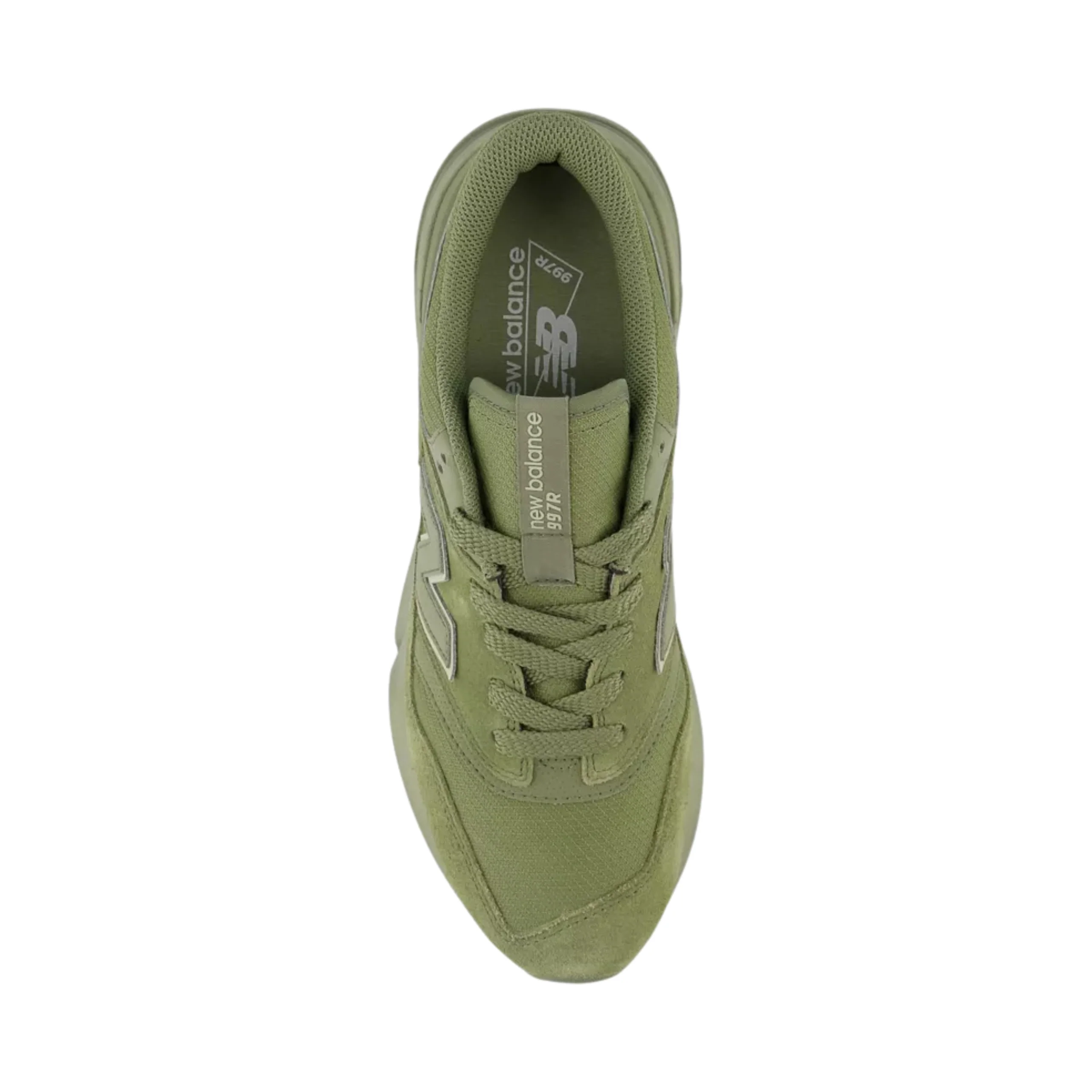 New Balance 997R Shoes - Dark Olivine / Olivine (U997RMF) - Image 3
