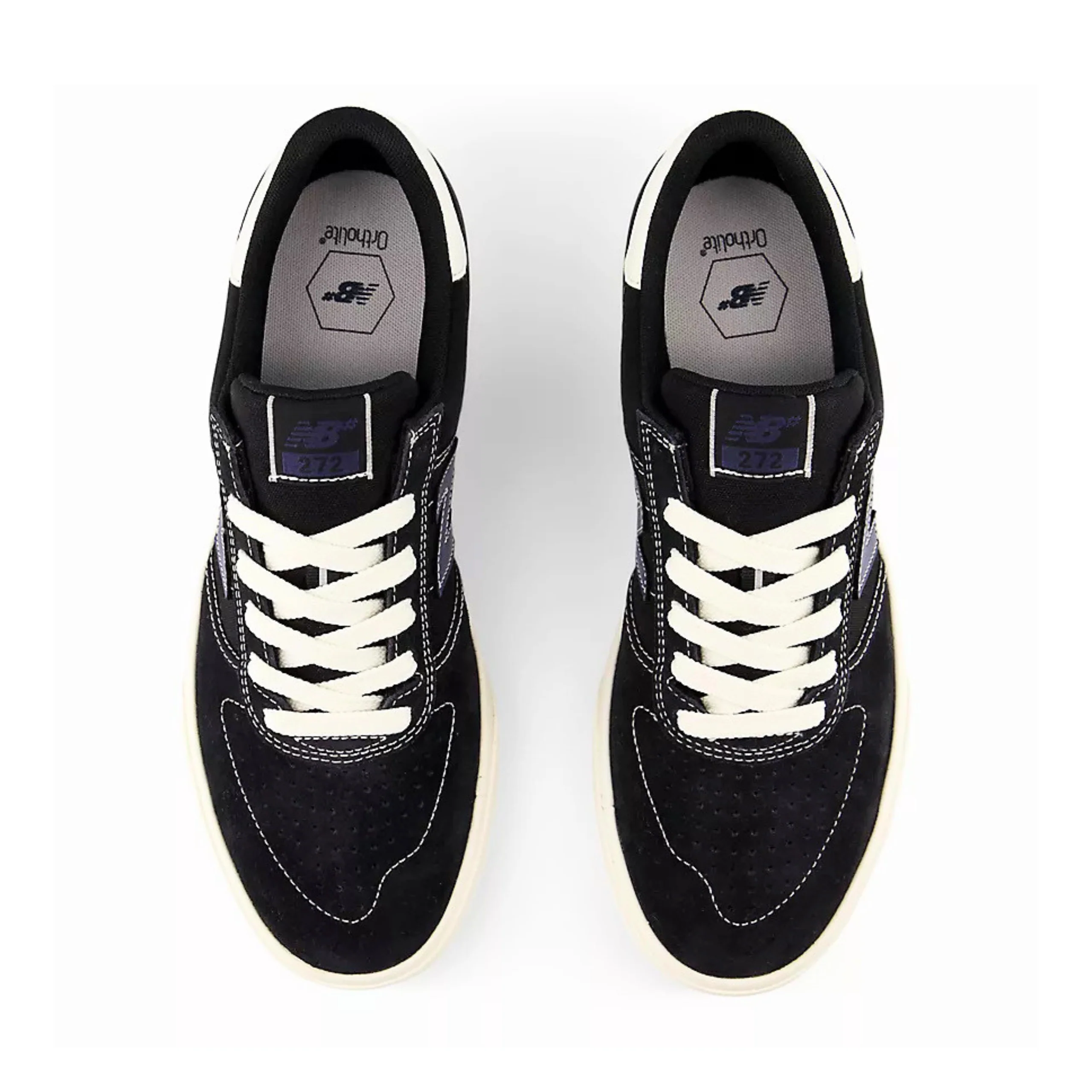 New Balance Numeric 272 Shoes - Black / Eclipse (NM272BRL) - Image 4
