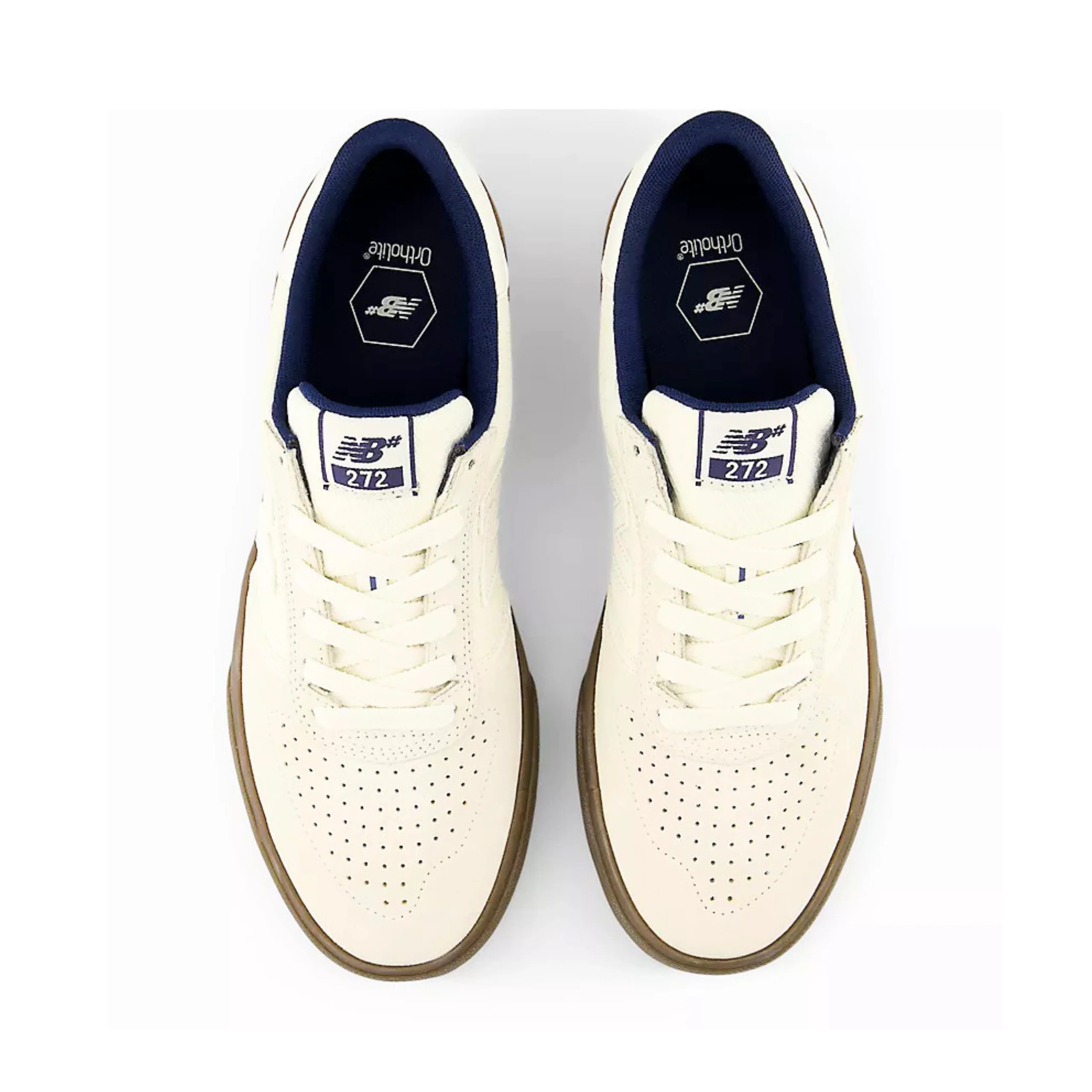 New Balance Numeric 272 Shoes - Sea Salt / Woodland (UN272WDG) - Image 3