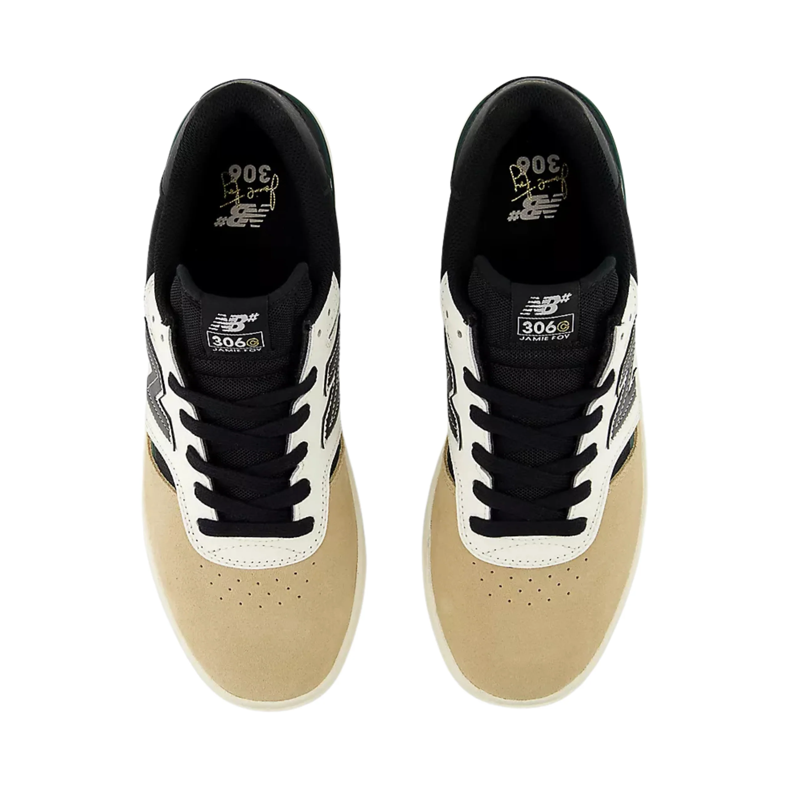 New Balance Numeric 306 Jamie Foy Cup Shoes - Incense / Black (UN306CBB) - Image 3