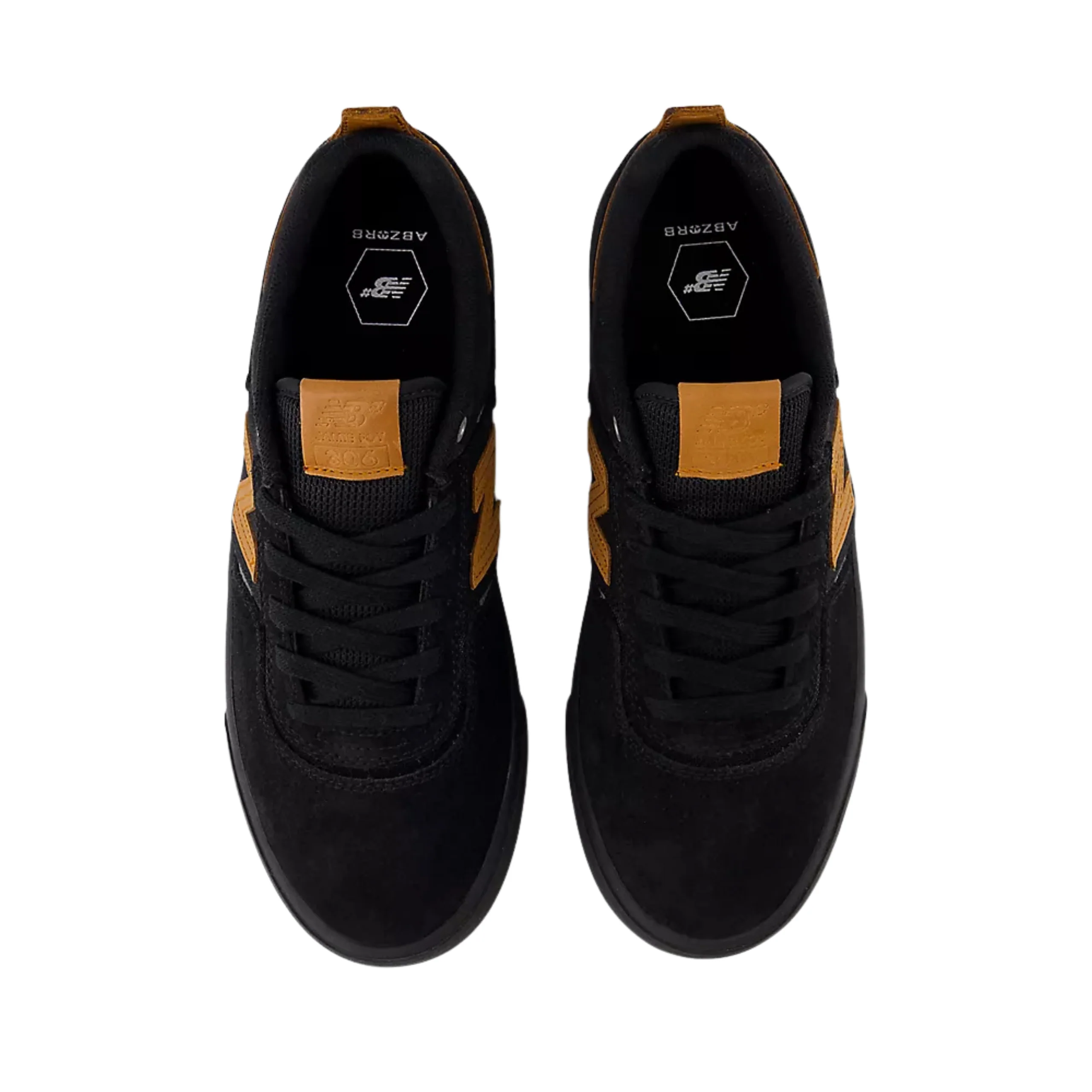 New Balance Numeric 306 Jamie Foy Shoes - Black / Brown (NM306BON) - Image 3