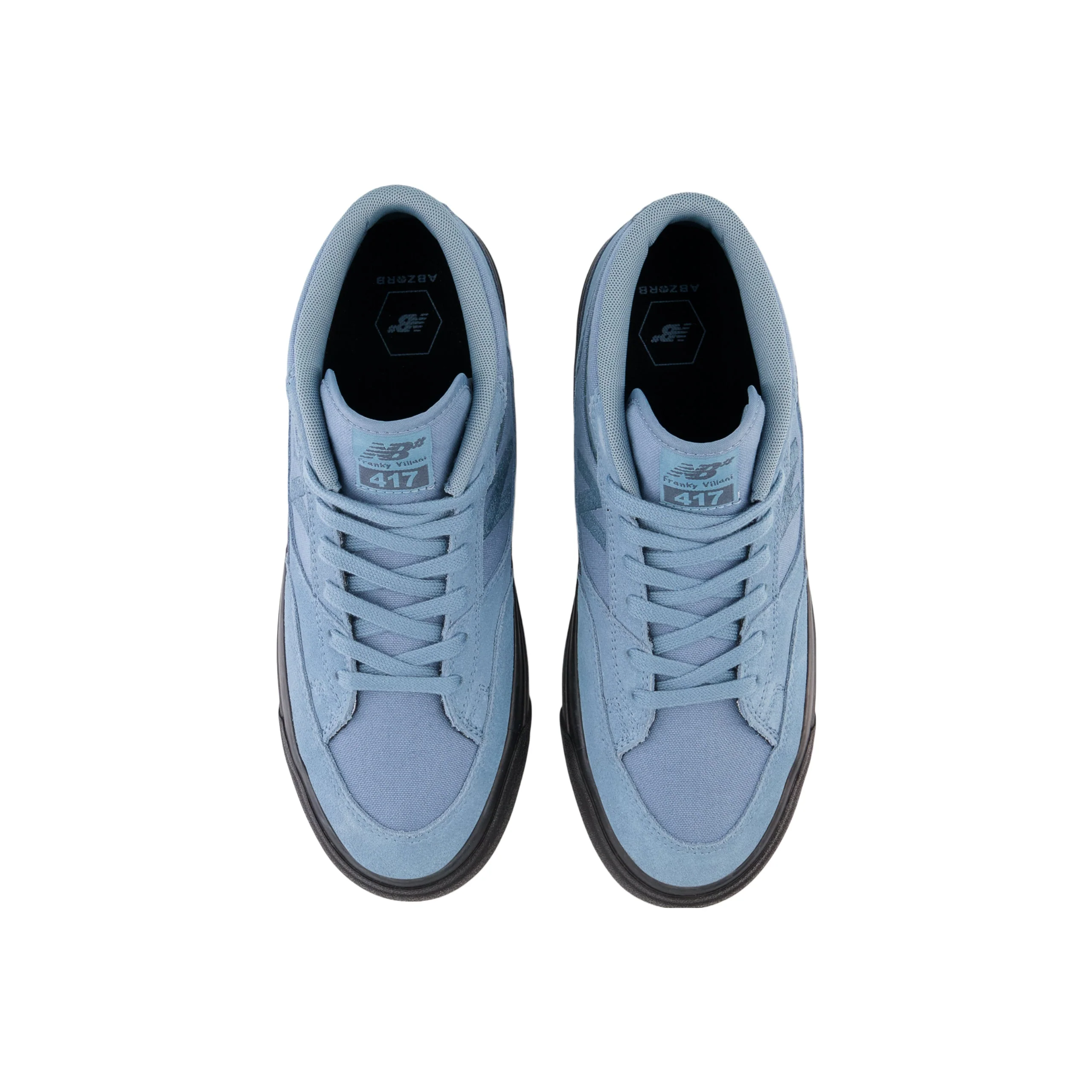 New Balance Numeric 417 Franky Villani Shoes - Steel Blue / Black (NM417NLR) - Image 3