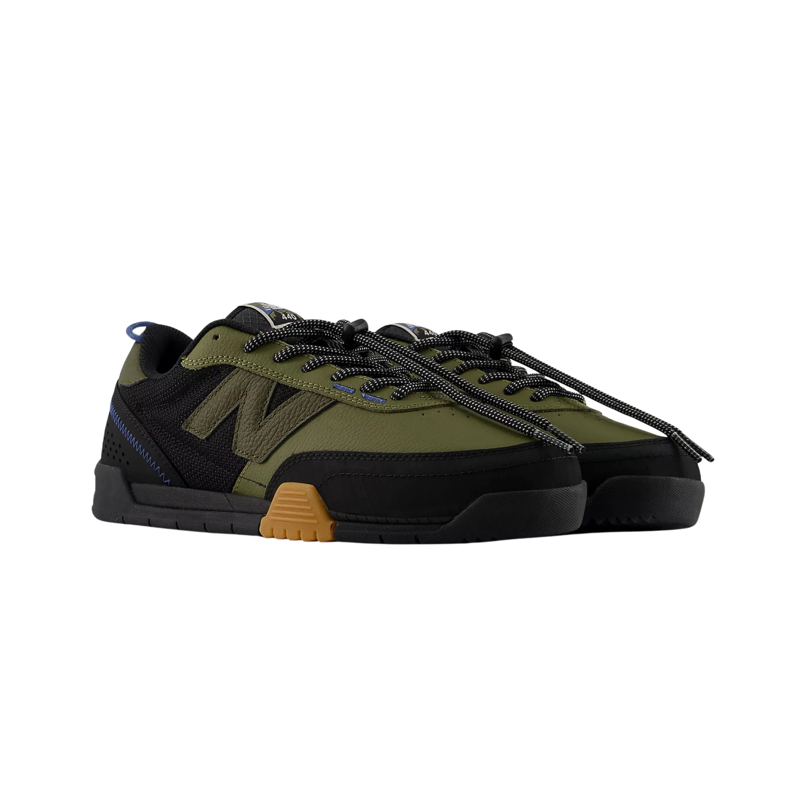 New Balance Numeric 440Wv2 Trail Low Shoes - Woodland / Black (UN440WOL) - Image 2