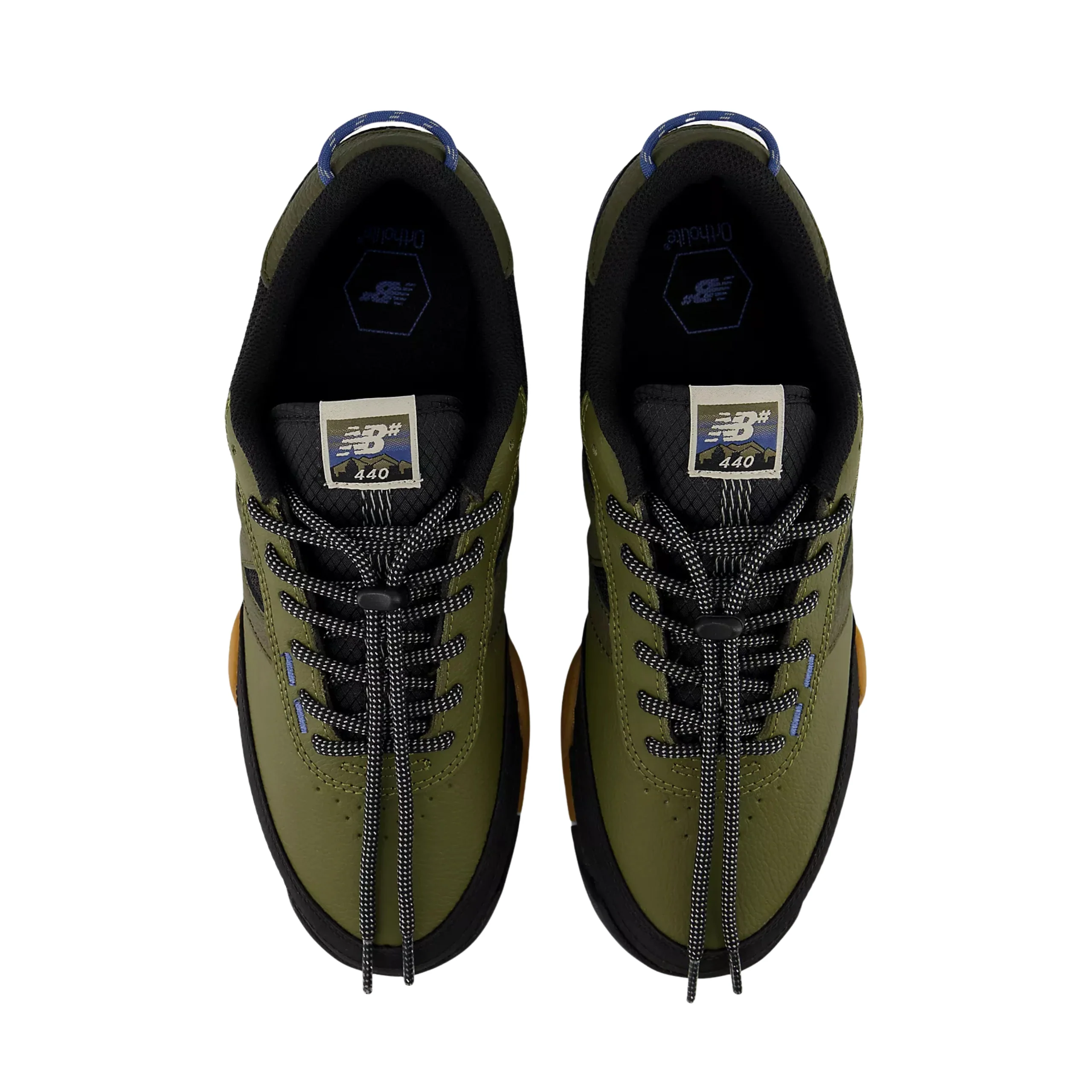 New Balance Numeric 440Wv2 Trail Low Shoes - Woodland / Black (UN440WOL) - Image 3