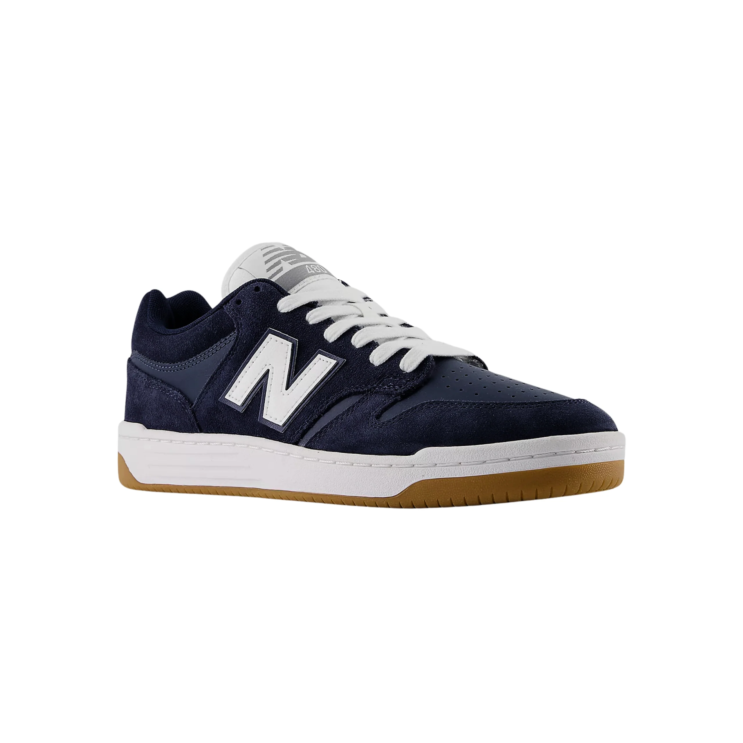 New Balance Numeric 480 Shoes - Navy / White (NM480PRO) - Image 2