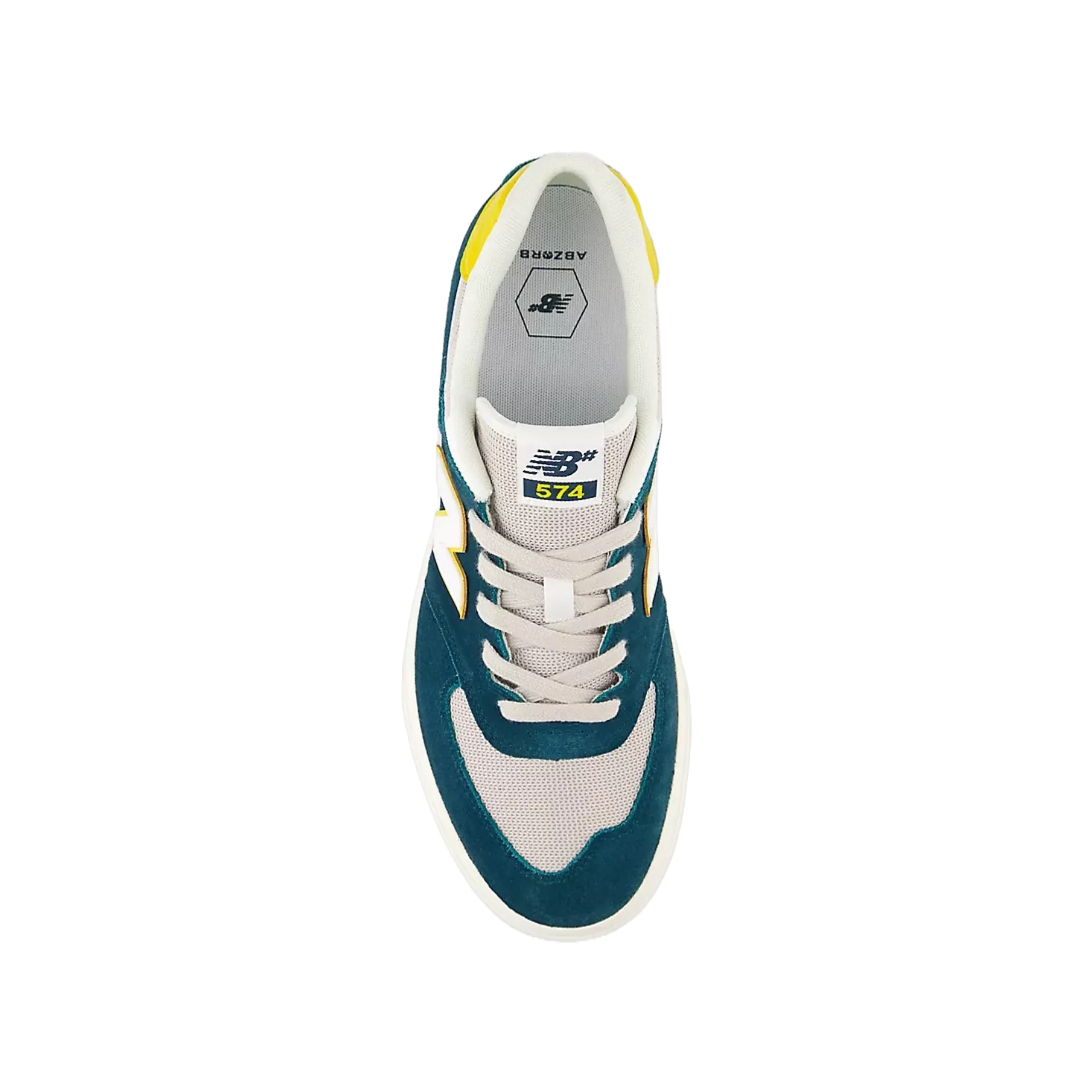New Balance Numeric 574 Shoes - Deep Ocean / Sunflower (NM574VOK) - Image 4