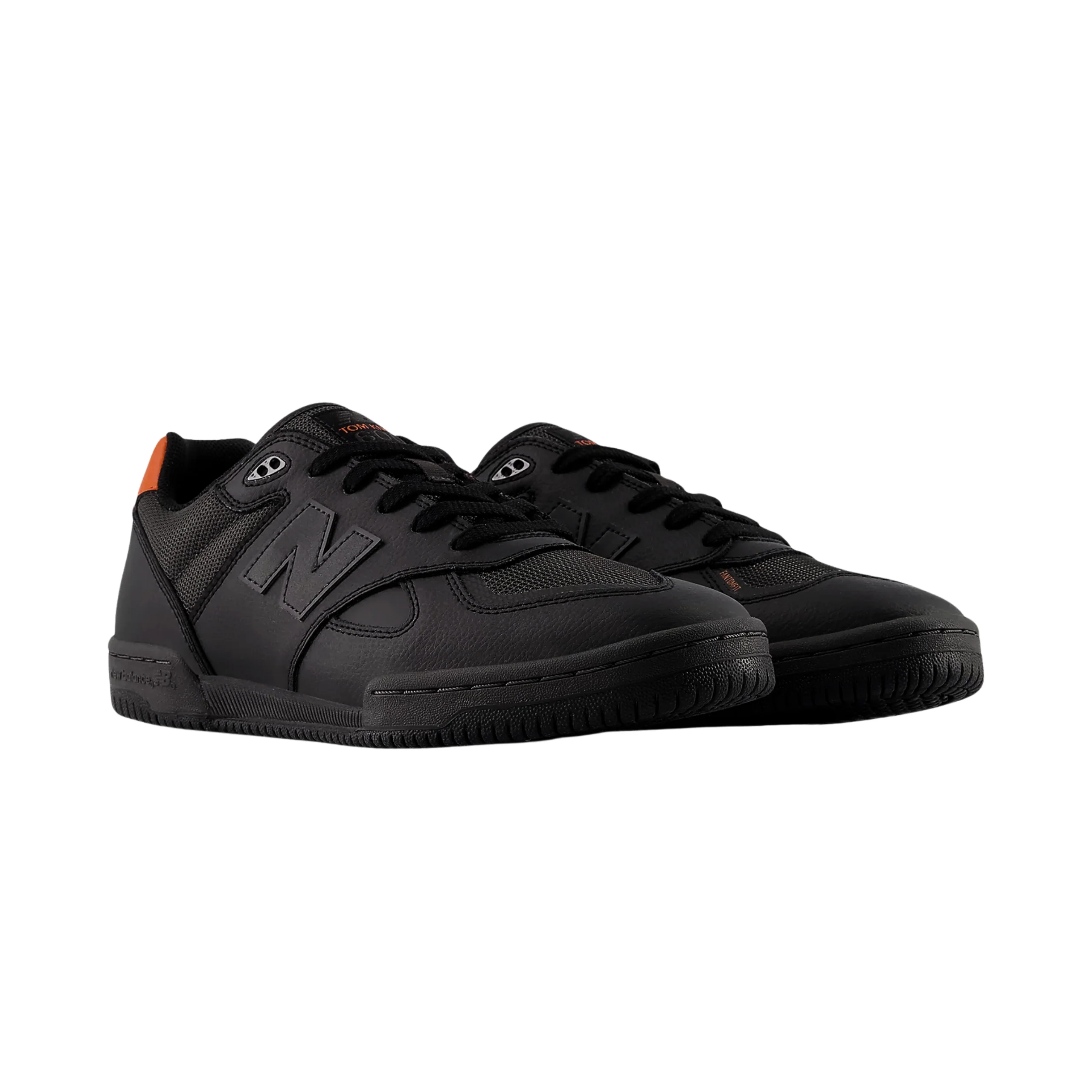 New Balance Numeric 600 Tom Knox Shoes - Black / Orange (NM600TOO) - Image 2