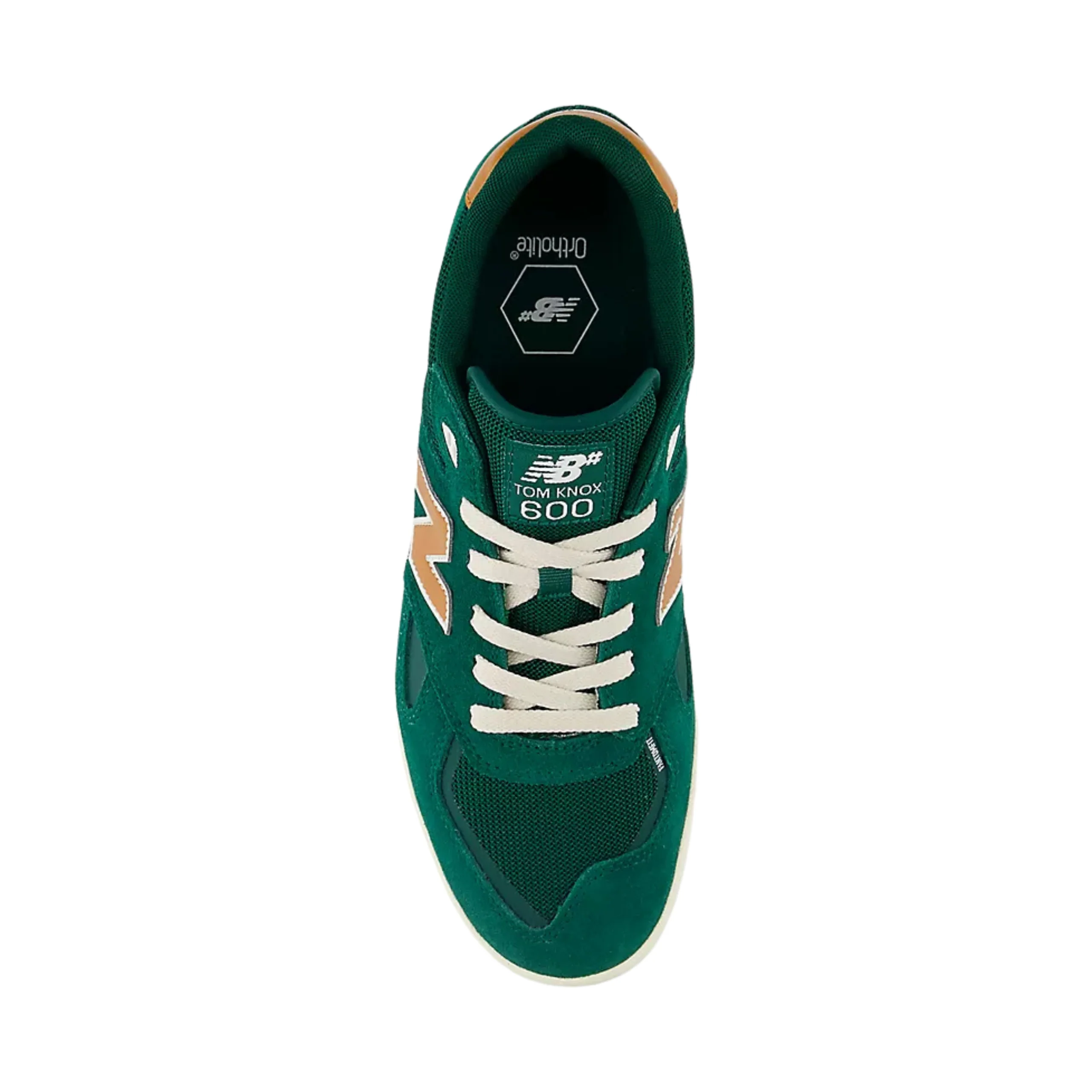 New Balance Numeric 600 Tom Knox Shoes - Marsh Green / Tan (NM600ALB) - Image 4