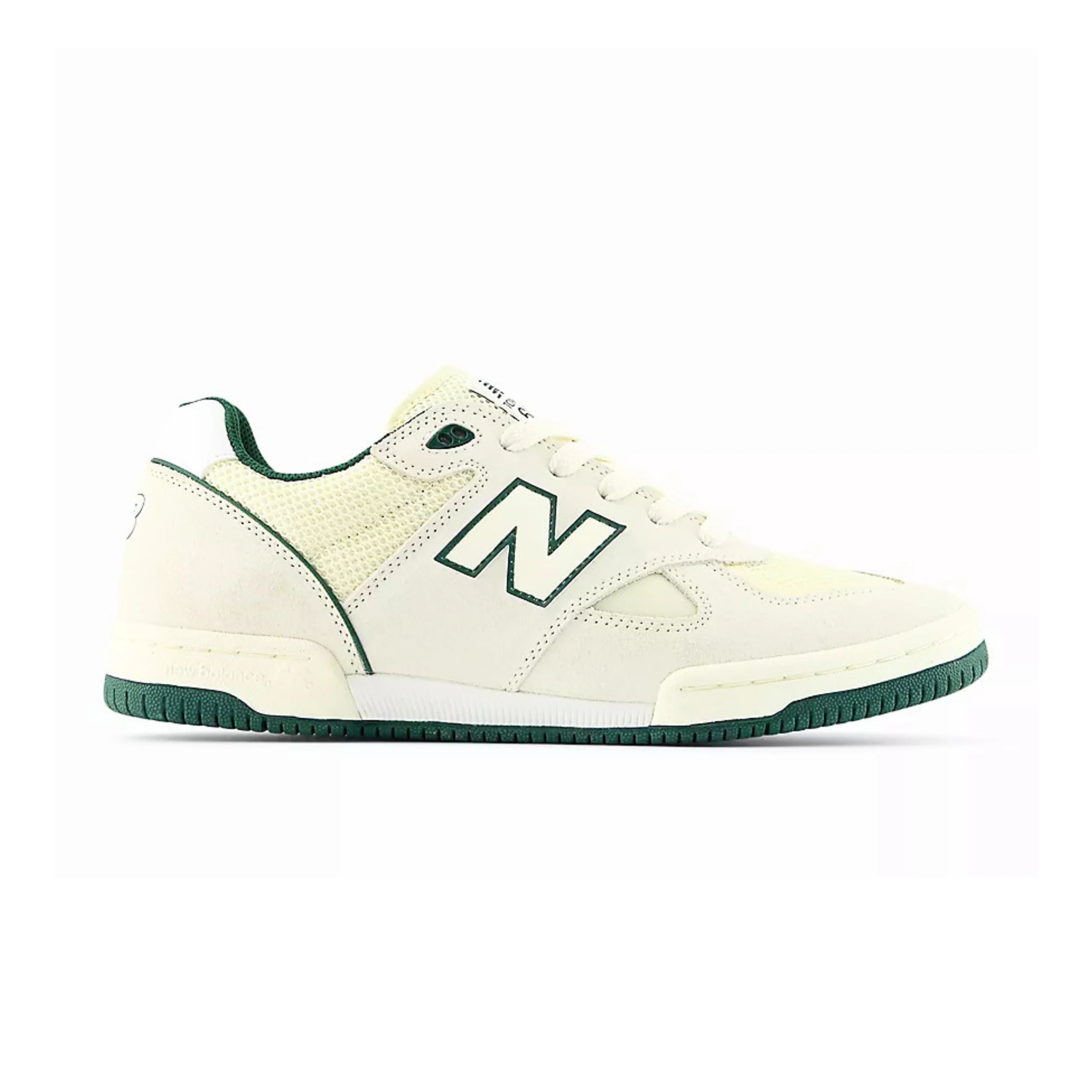 New Balance Numeric 600 Tom Knox Shoes - White / Green (UN600TTR)