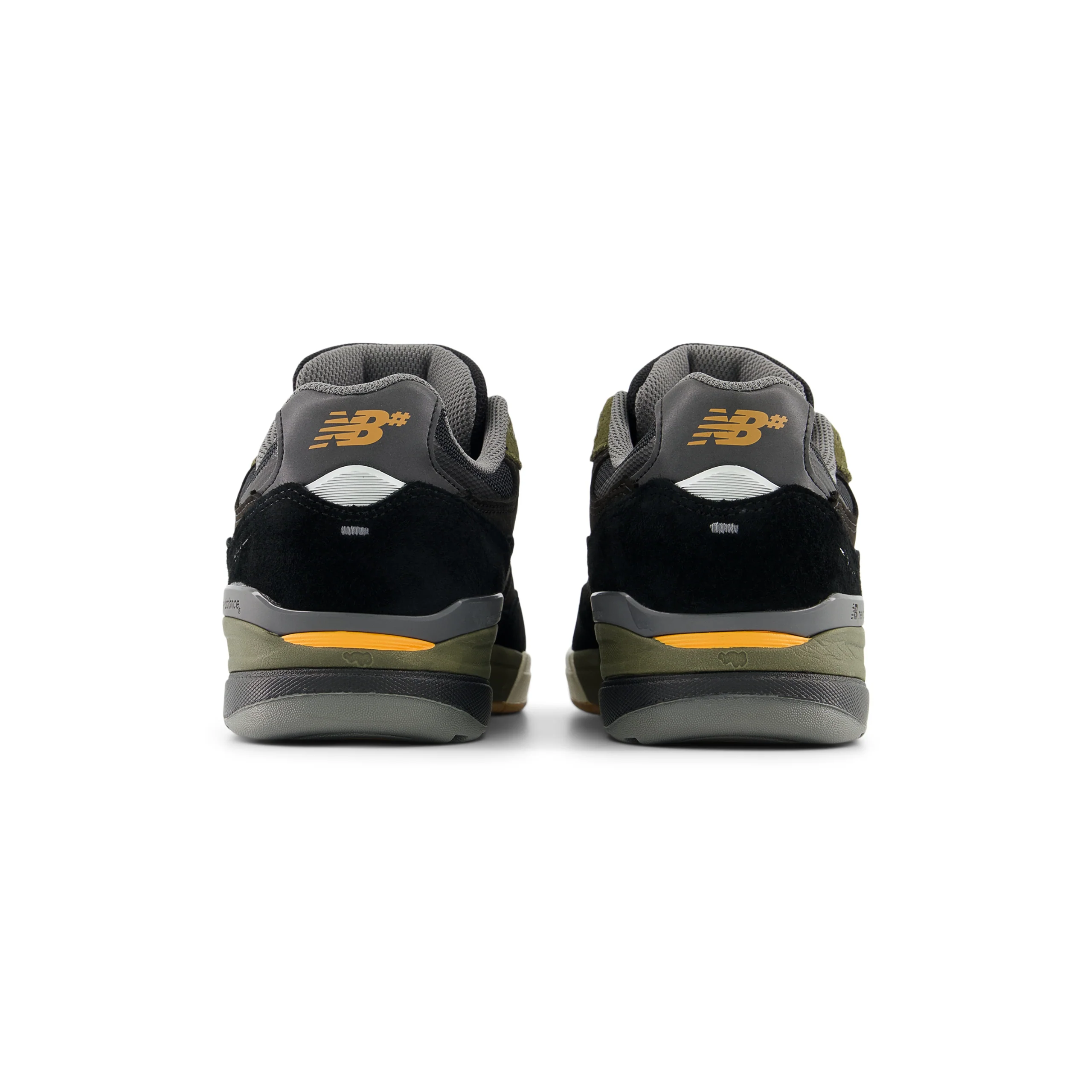 New Balance Numeric 933 Andrew Reynolds Shoes - Black / Dark Olivine (NM933BST) - Image 4