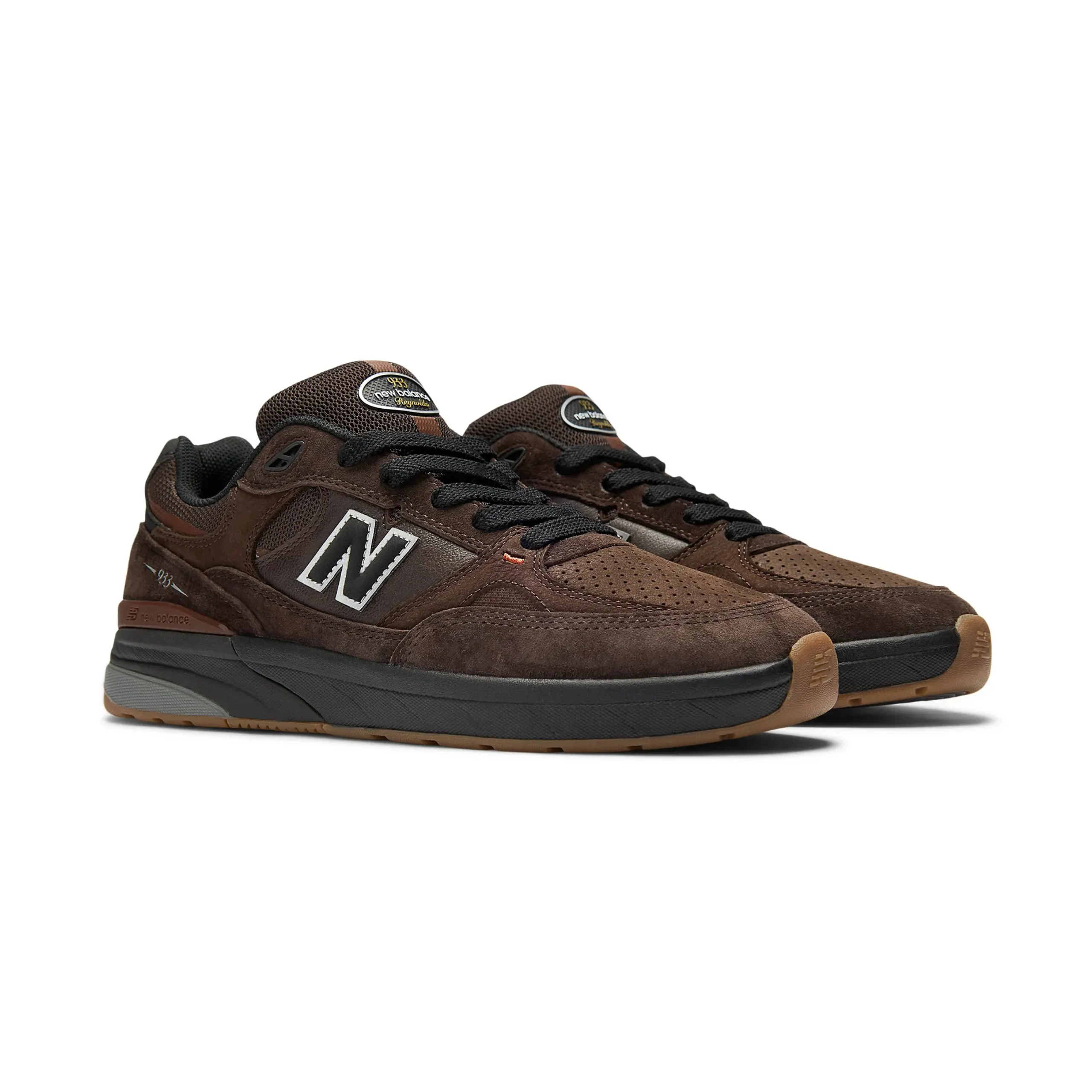 New Balance Numeric 933 Andrew Reynolds Shoes - Brown / Black (NM933BAR) - Image 3