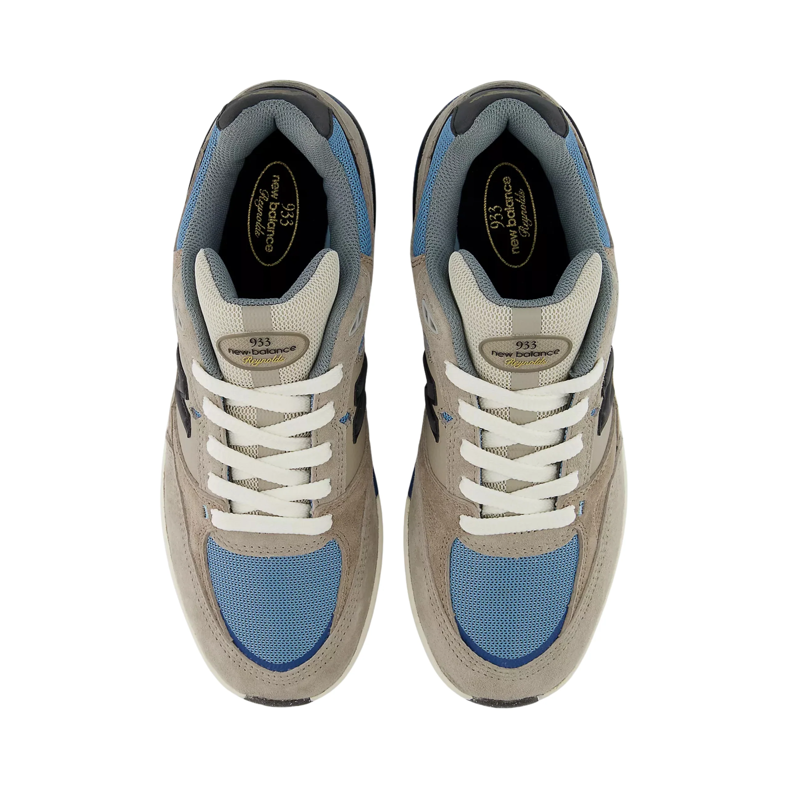 New Balance Numeric 933 Andrew Reynolds Shoes - Mushroom / Still Water (UN933ASB) - Image 3