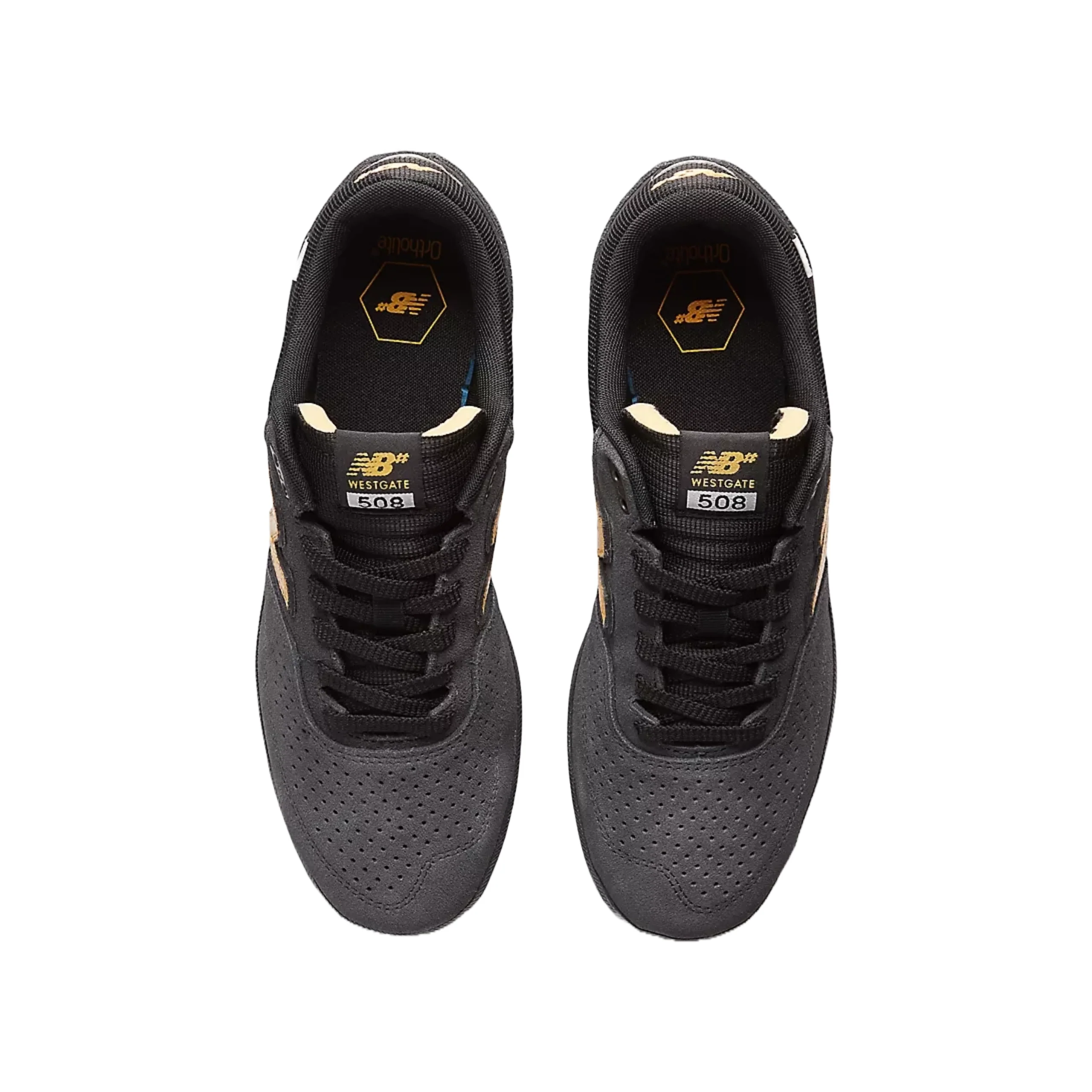New Balance Numeric Brandon Westgate 508 Shoes - Phantom / Yellow (NM508CAT) - Image 3