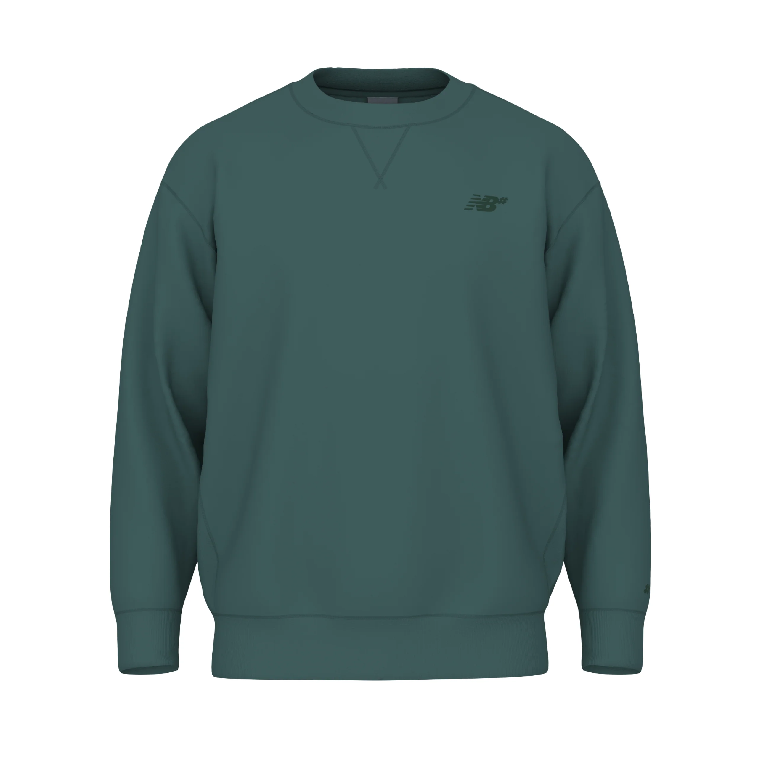 New Balance Numeric French Terry Crewneck Sweatshirt - New Spruce
