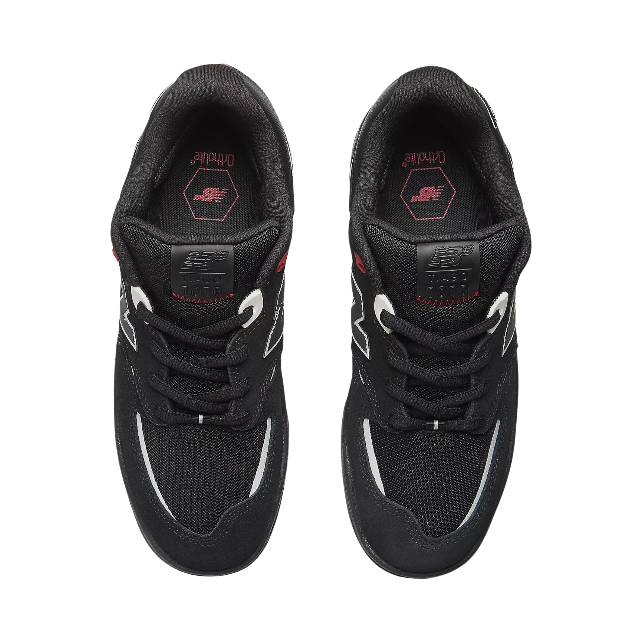 New Balance Numeric NM 1010 Shoes - Black / White (NM1010RB) - Image 3