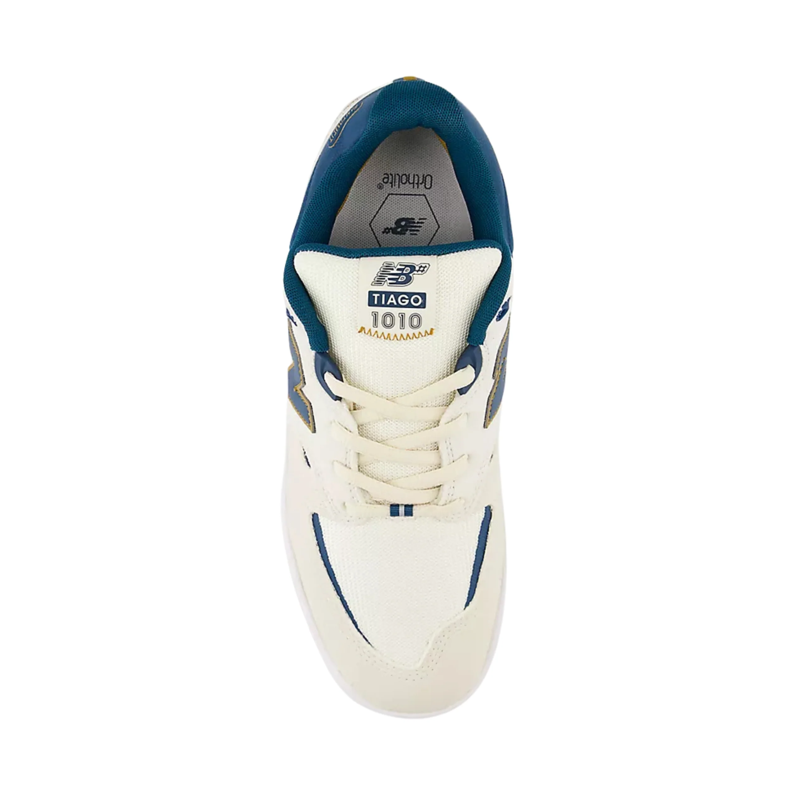 New Balance Numeric NM 1010 Shoes - Linen / Deep Teal (NM1010BL) - Image 4
