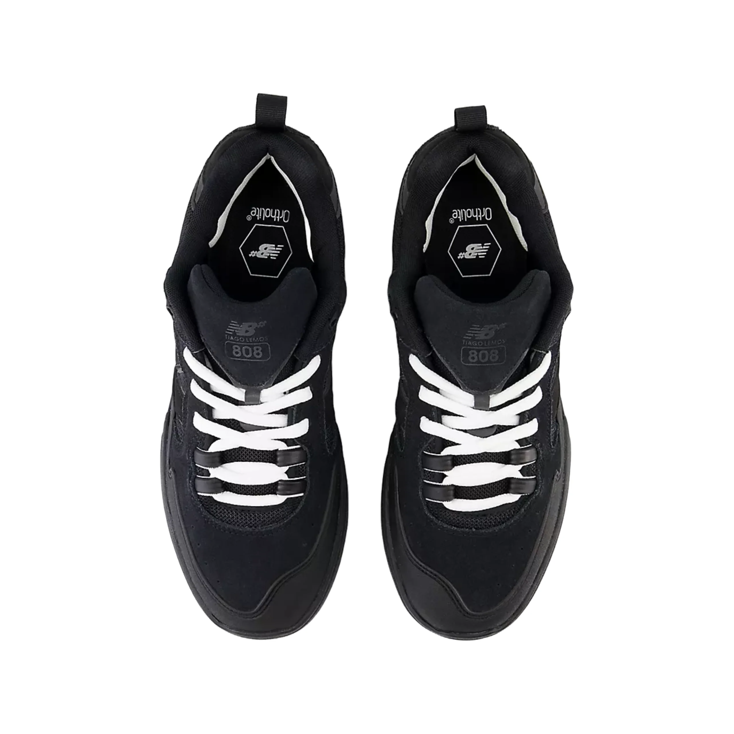 New Balance Numeric Tiago Lemos 808 Shoes - Black / Black (NM808CLK) - Image 3