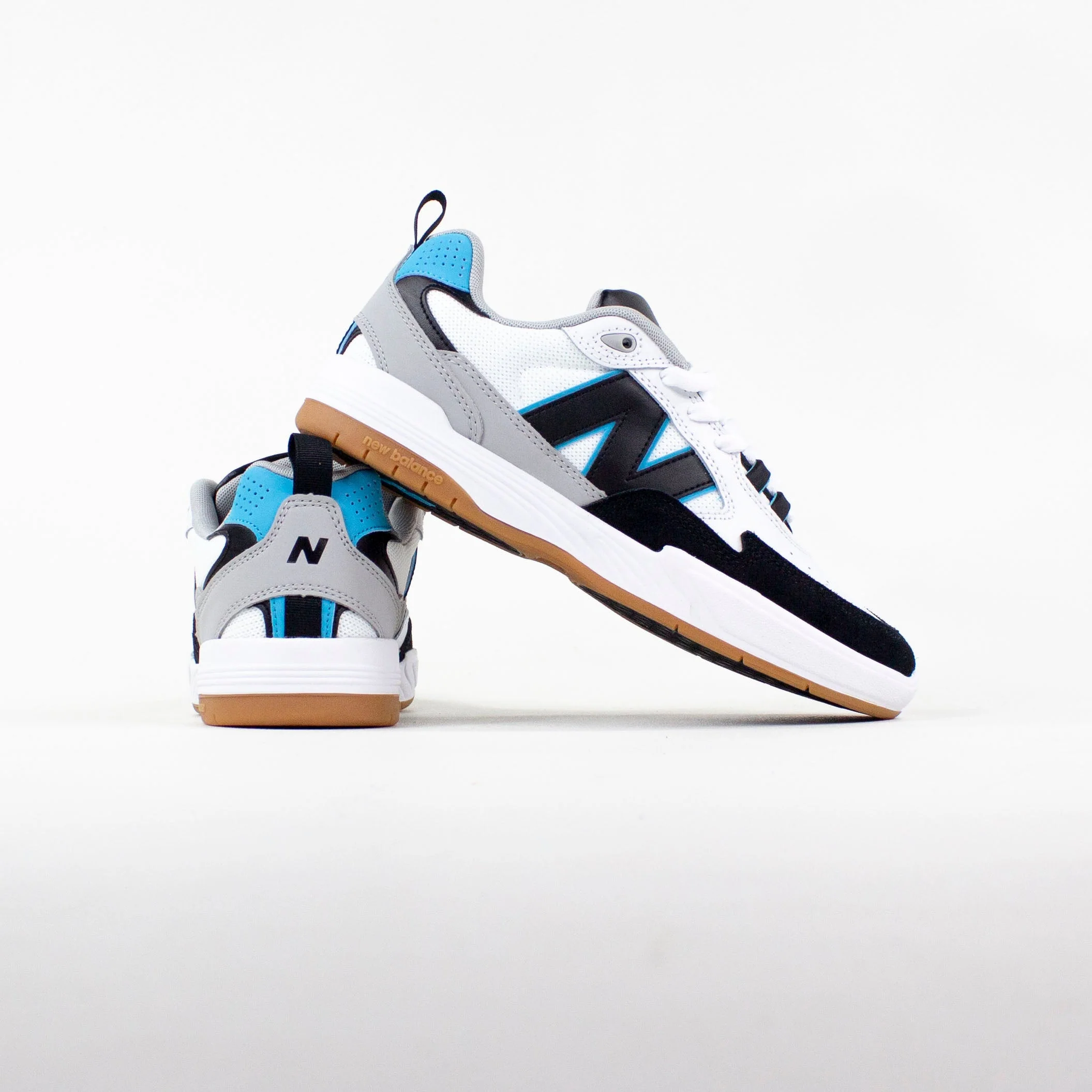 New Balance Numeric Tiago Lemos 808 Shoes - White / Black (NM808BYS) - Image 3