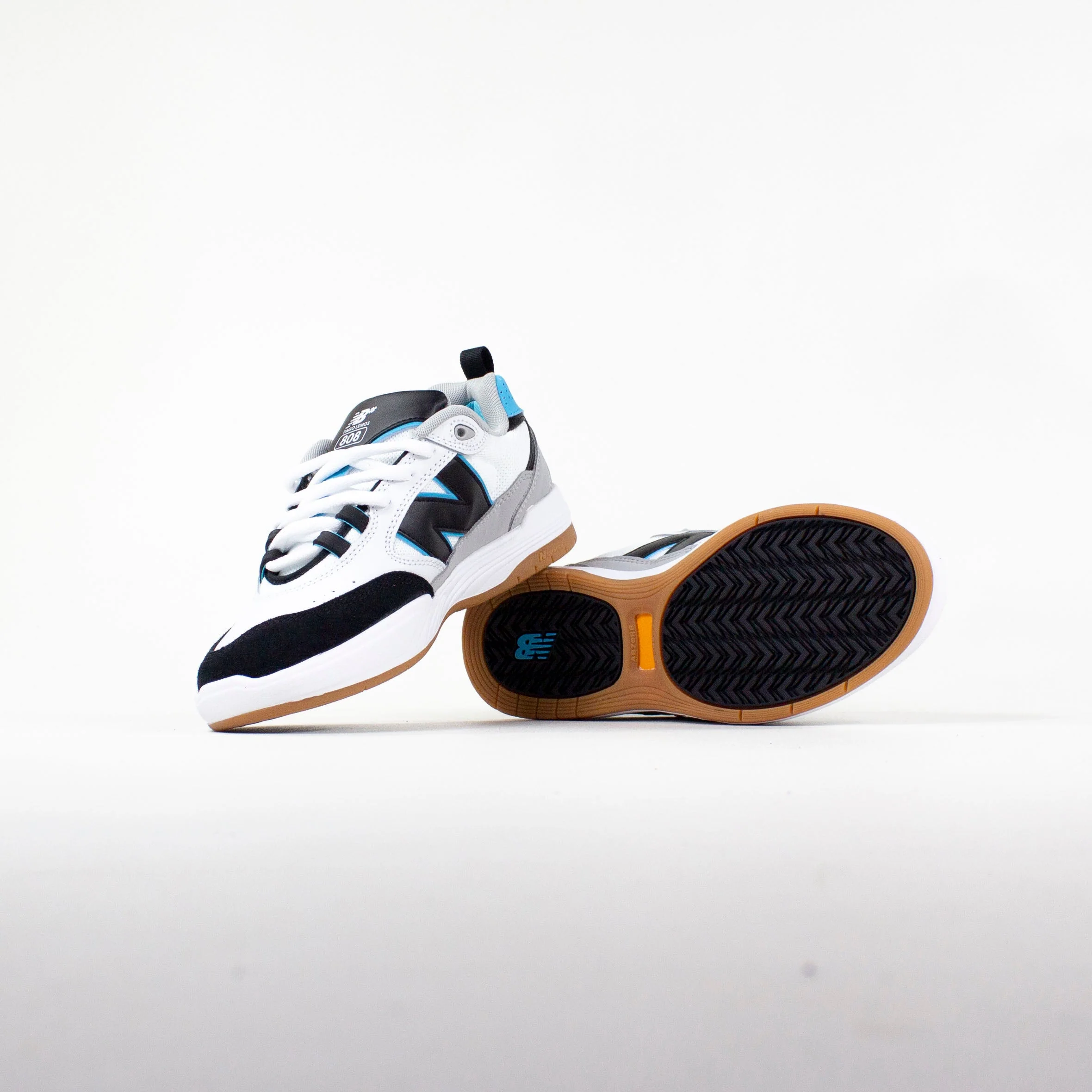 New Balance Numeric Tiago Lemos 808 Shoes - White / Black (NM808BYS) - Image 4
